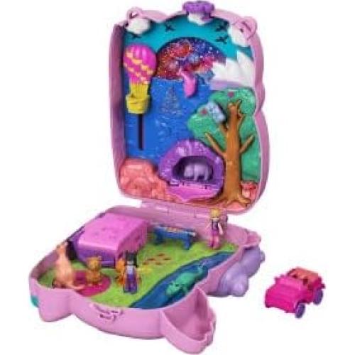 Conjunto de Juguetes Polly Pocket Koala con 2 Muñecas y 5 Animales