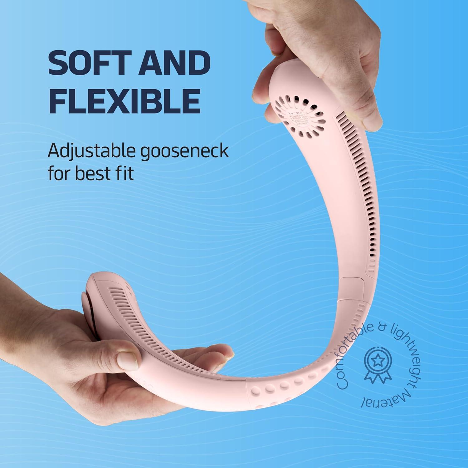 Ventilador de Cuello NEXAIR NF011-PK Recargable 3 Velocidades