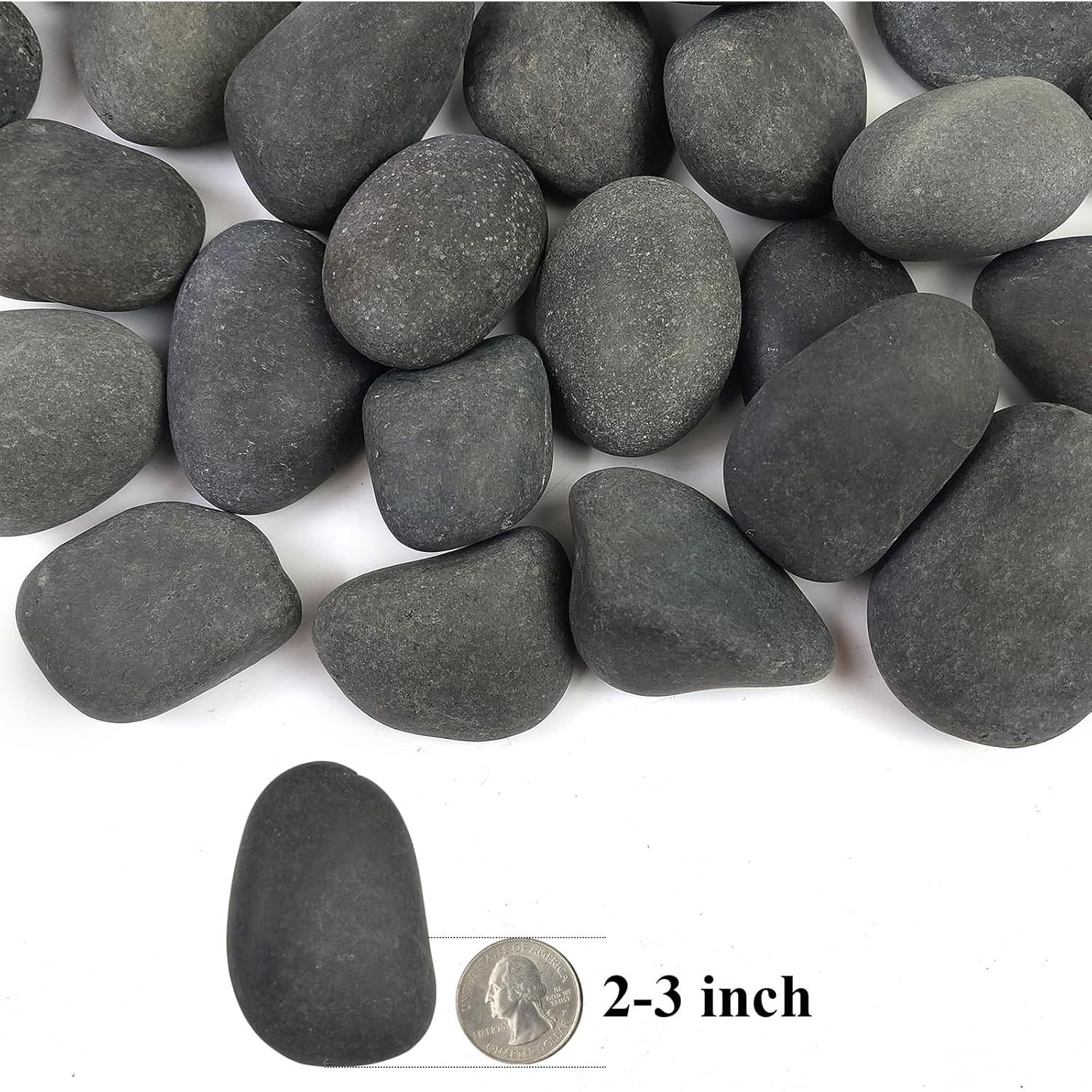 Rocas Negras Naturales para Paisajismo 9.07kg SHIZWU