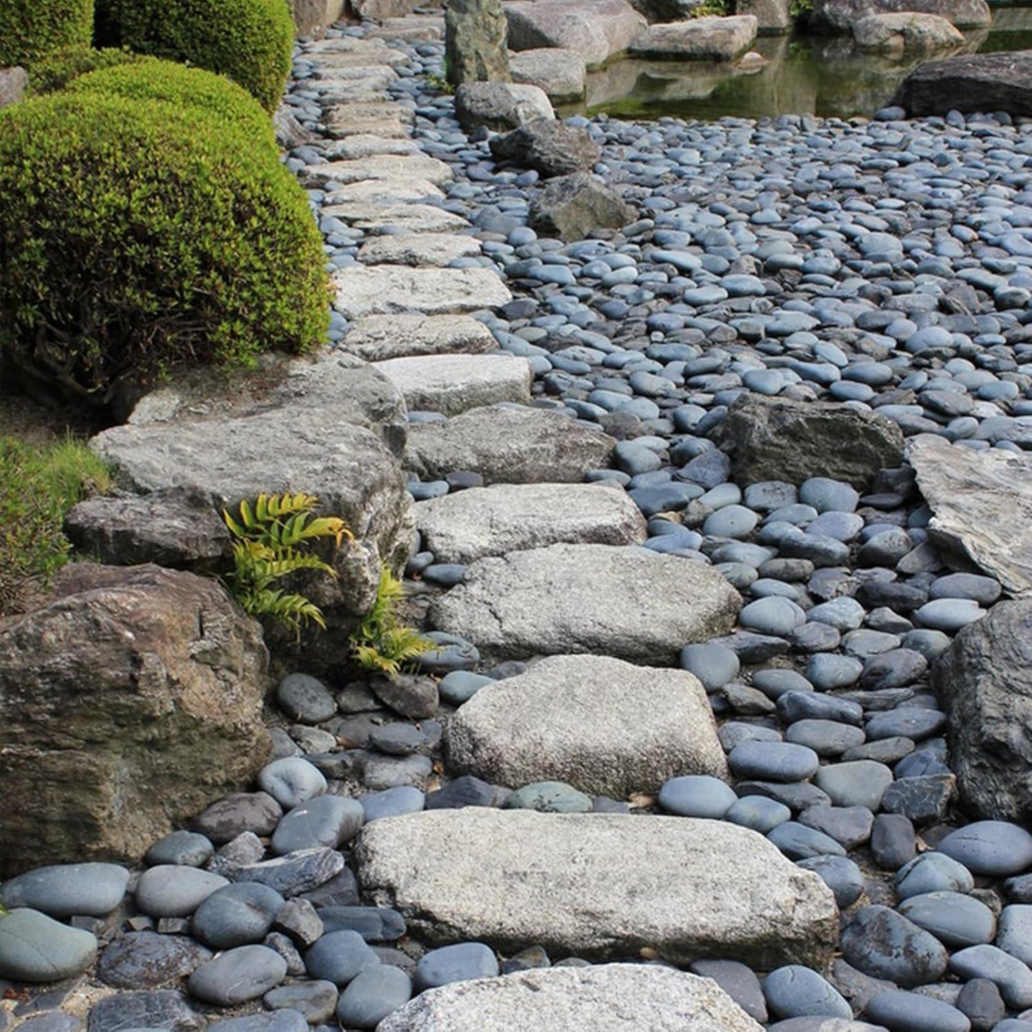 Rocas Negras Naturales para Paisajismo 9.07kg SHIZWU