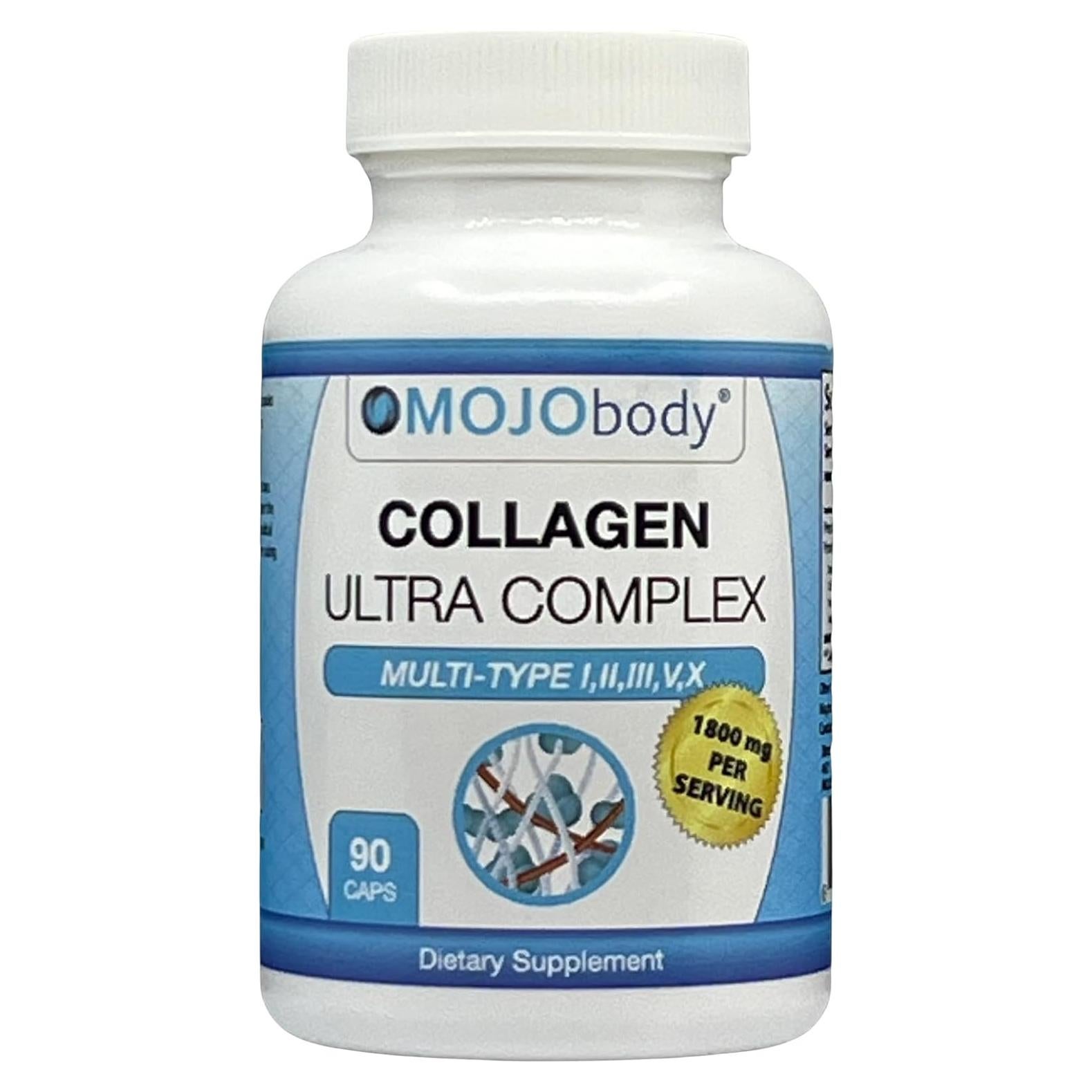 Cápsulas de Colágeno Múltiple MOJObody 1800mg 90 Cápsulas