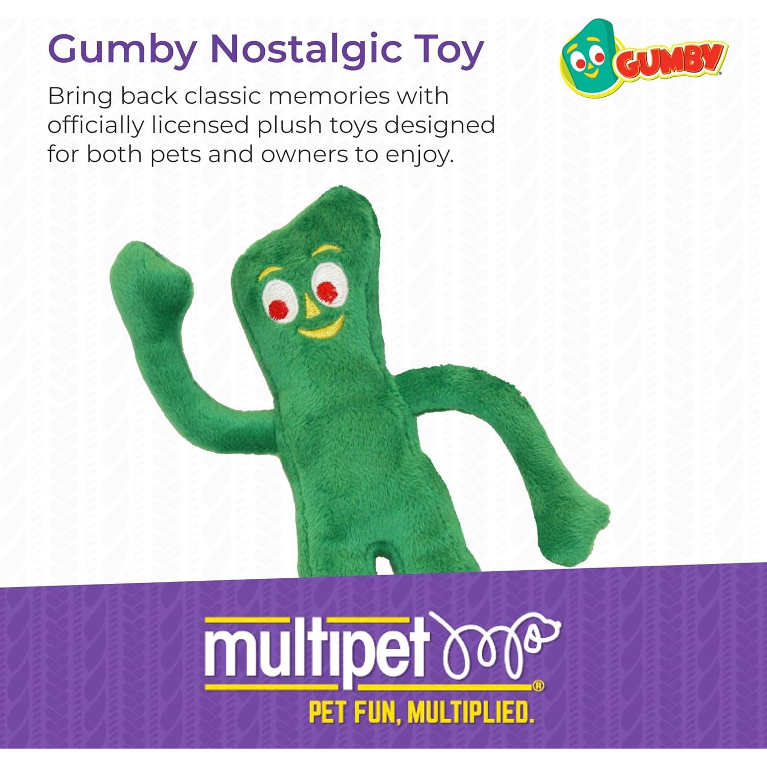 Juguete de Peluche para Perros Multipet Gumby 23 cm Verde