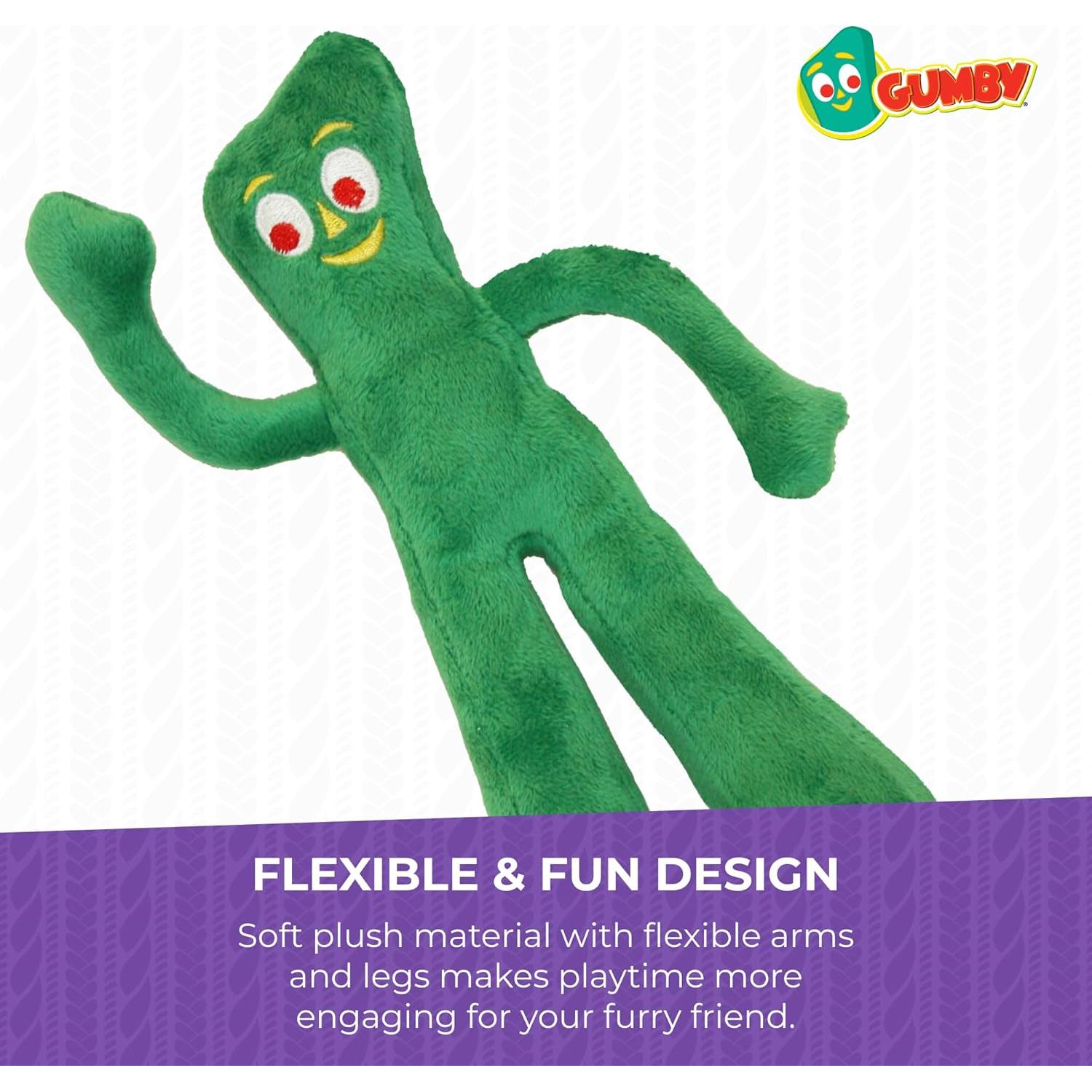 Juguete de Peluche para Perros Multipet Gumby 23 cm Verde