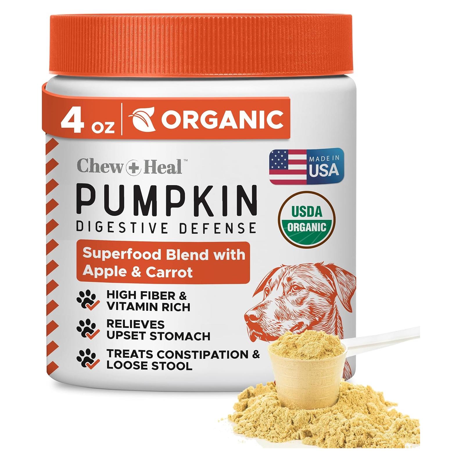 Polvo de Calabaza Orgánica Chew + Heal 113.4 g - Suplemento Digestivo