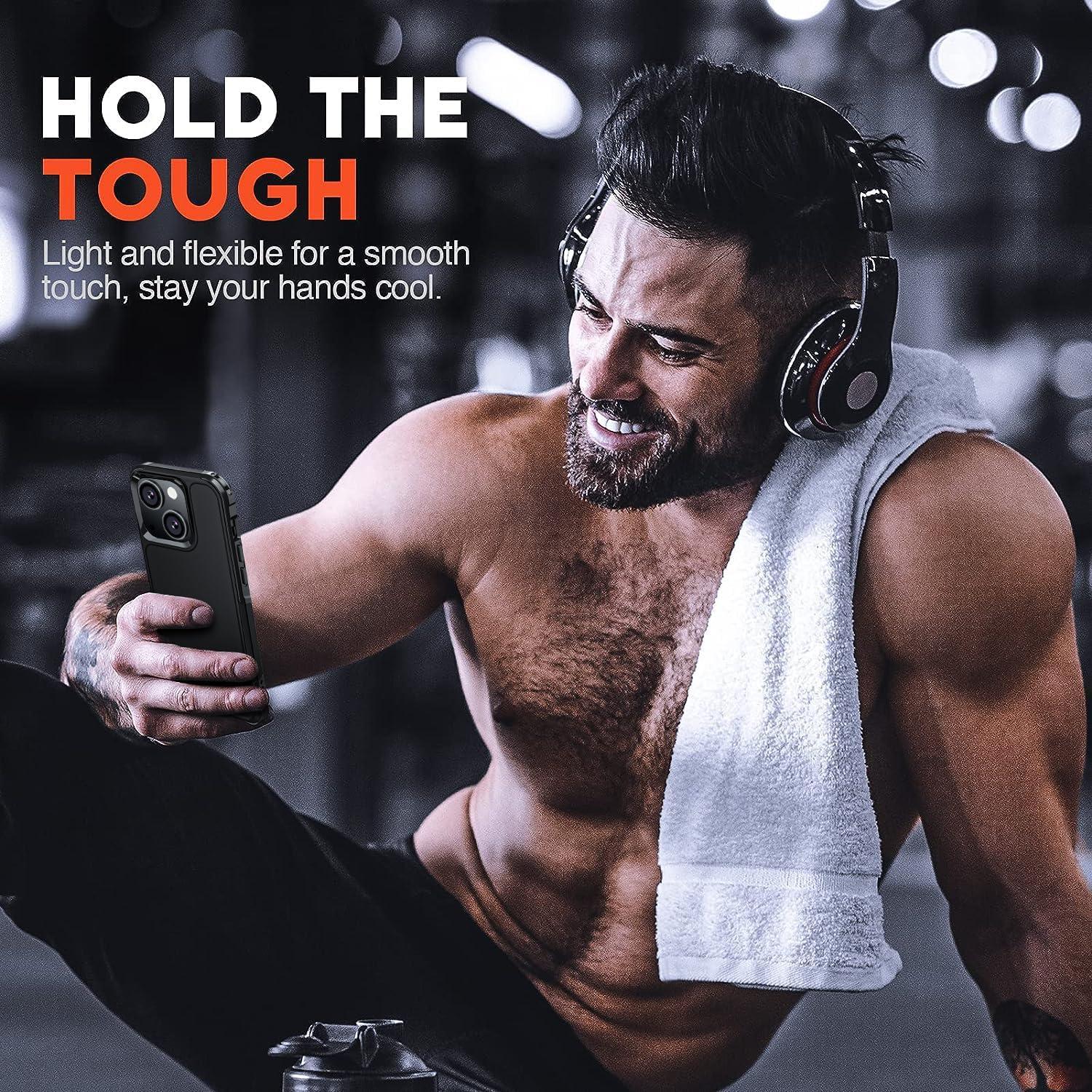 Funda a prueba de golpes AEDILYS para iPhone 15 + 2 protectores