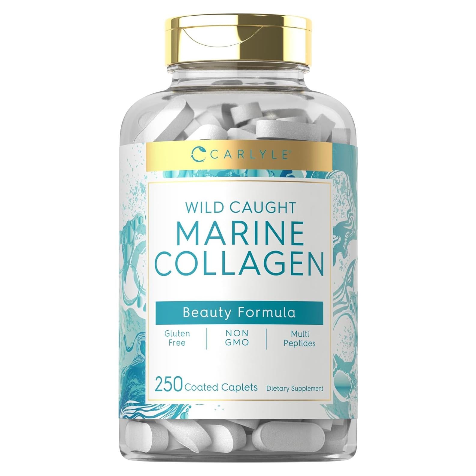 Píldoras de Colágeno Marino Carlyle 250 Tabletas 2000 mg