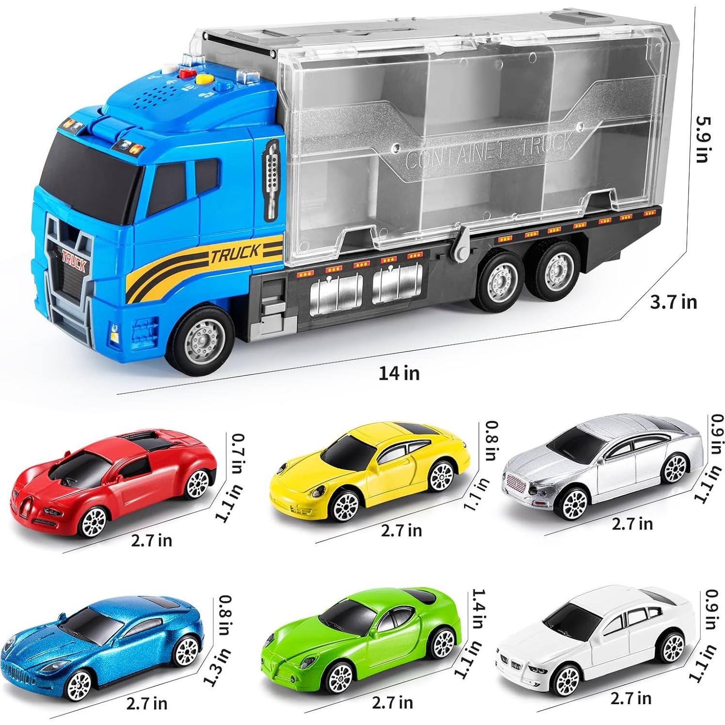 Conjunto de Transporte de Coches TEMI con Alfombrilla 81x68cm