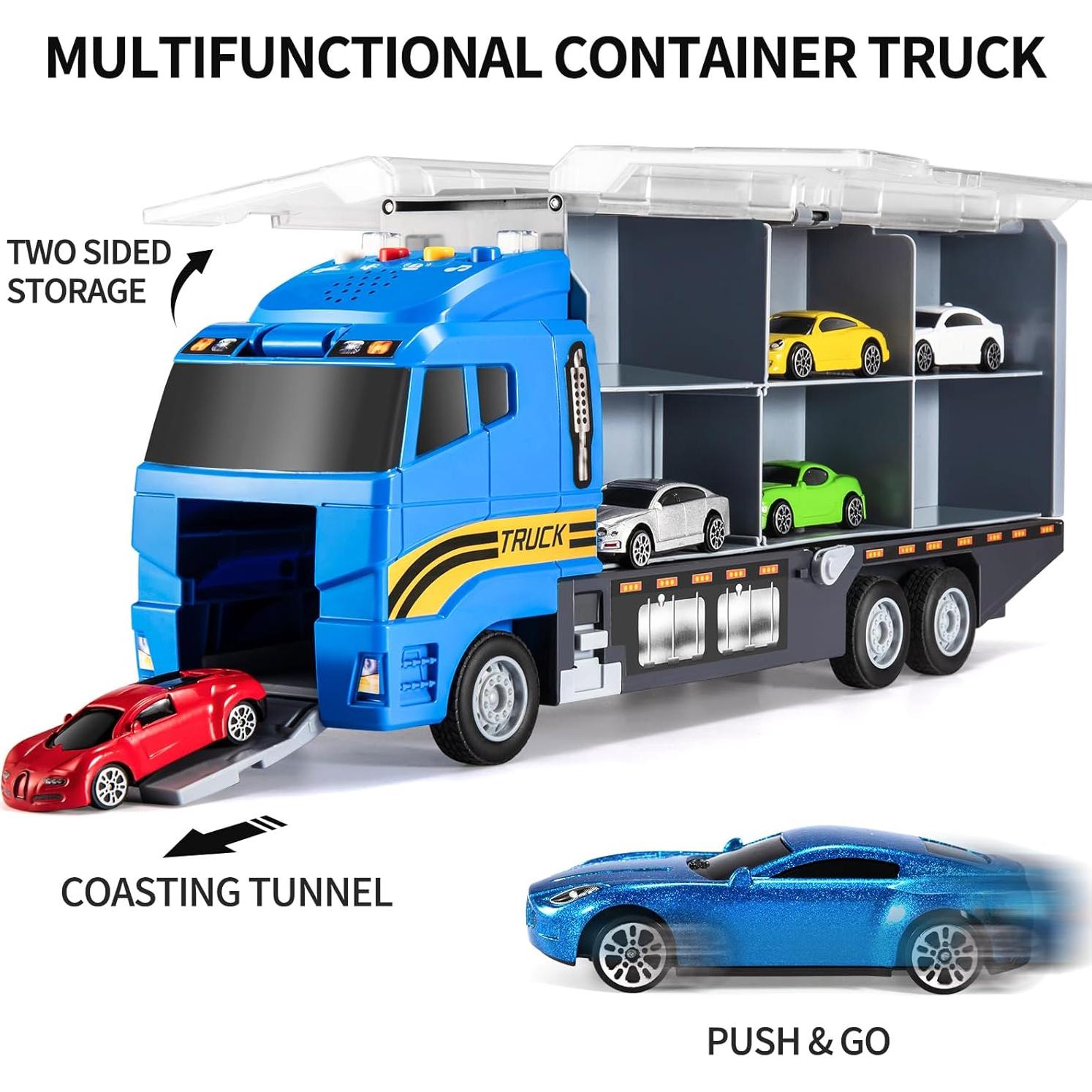 Conjunto de Transporte de Coches TEMI con Alfombrilla 81x68cm