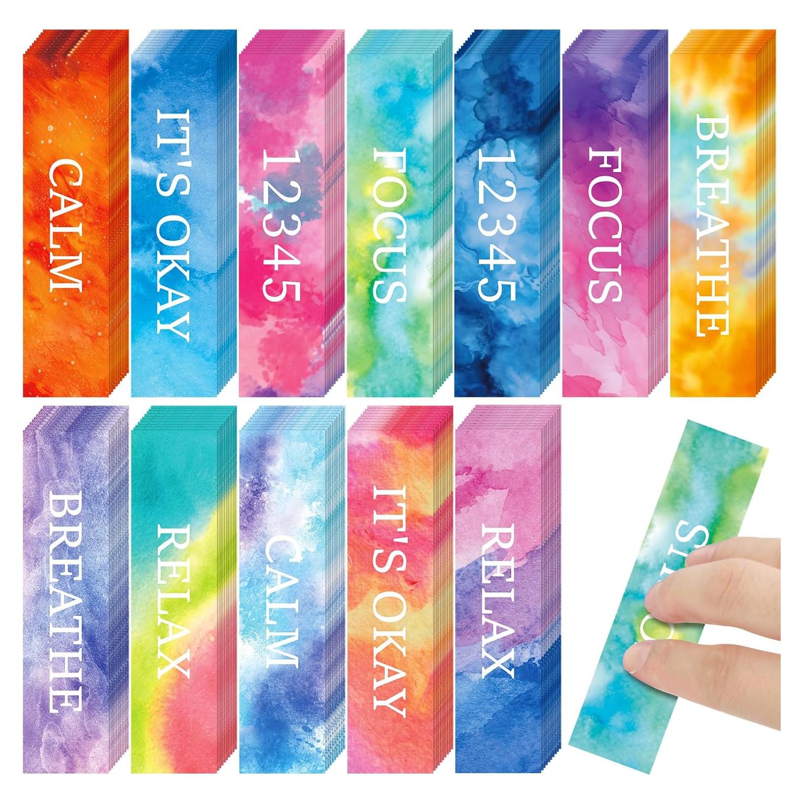 Kosiz 120 Etiquetas Sensoriales Anti Estrés PVC Clásico