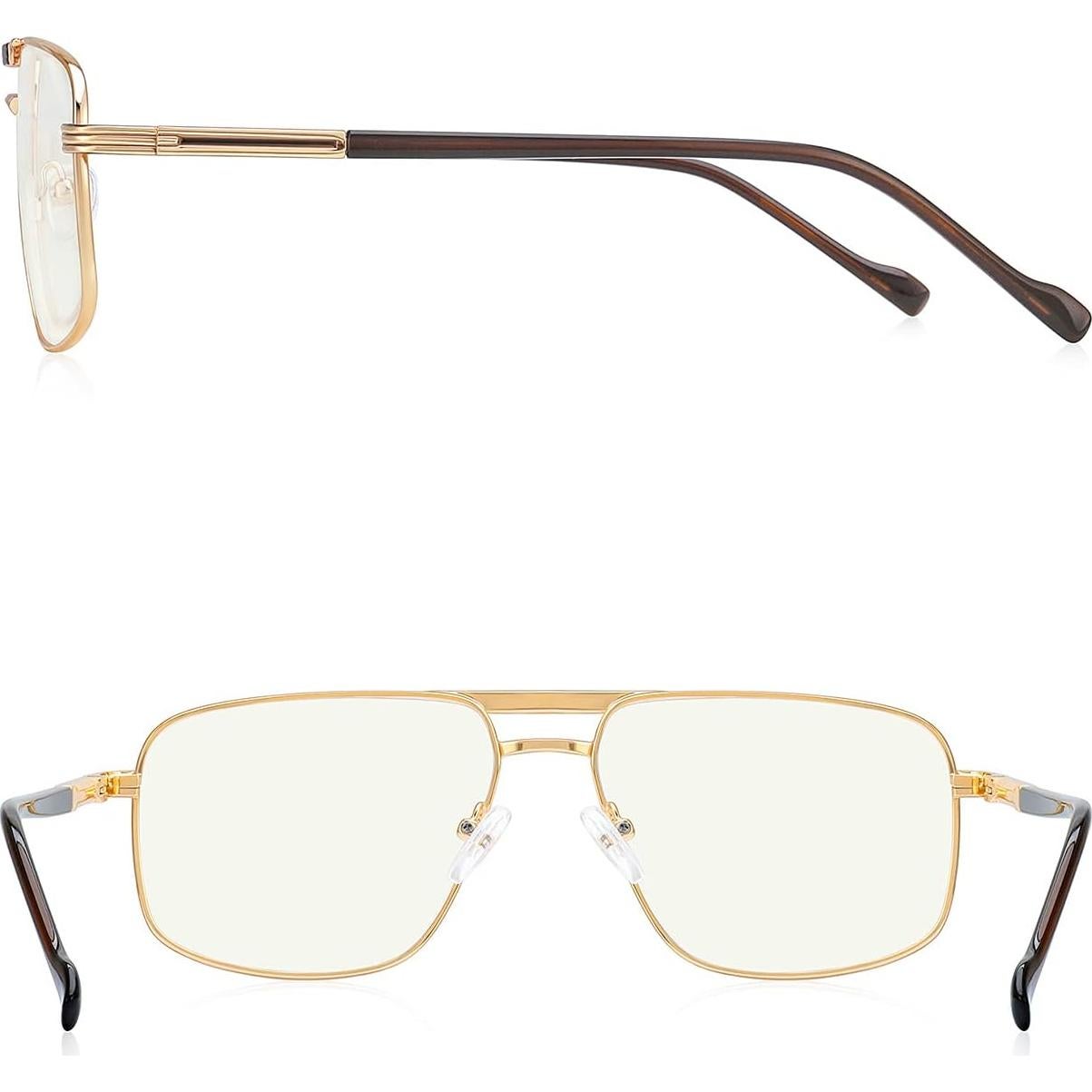 Gafas de lectura RB.Pilot oro 2.25x anti luz azul