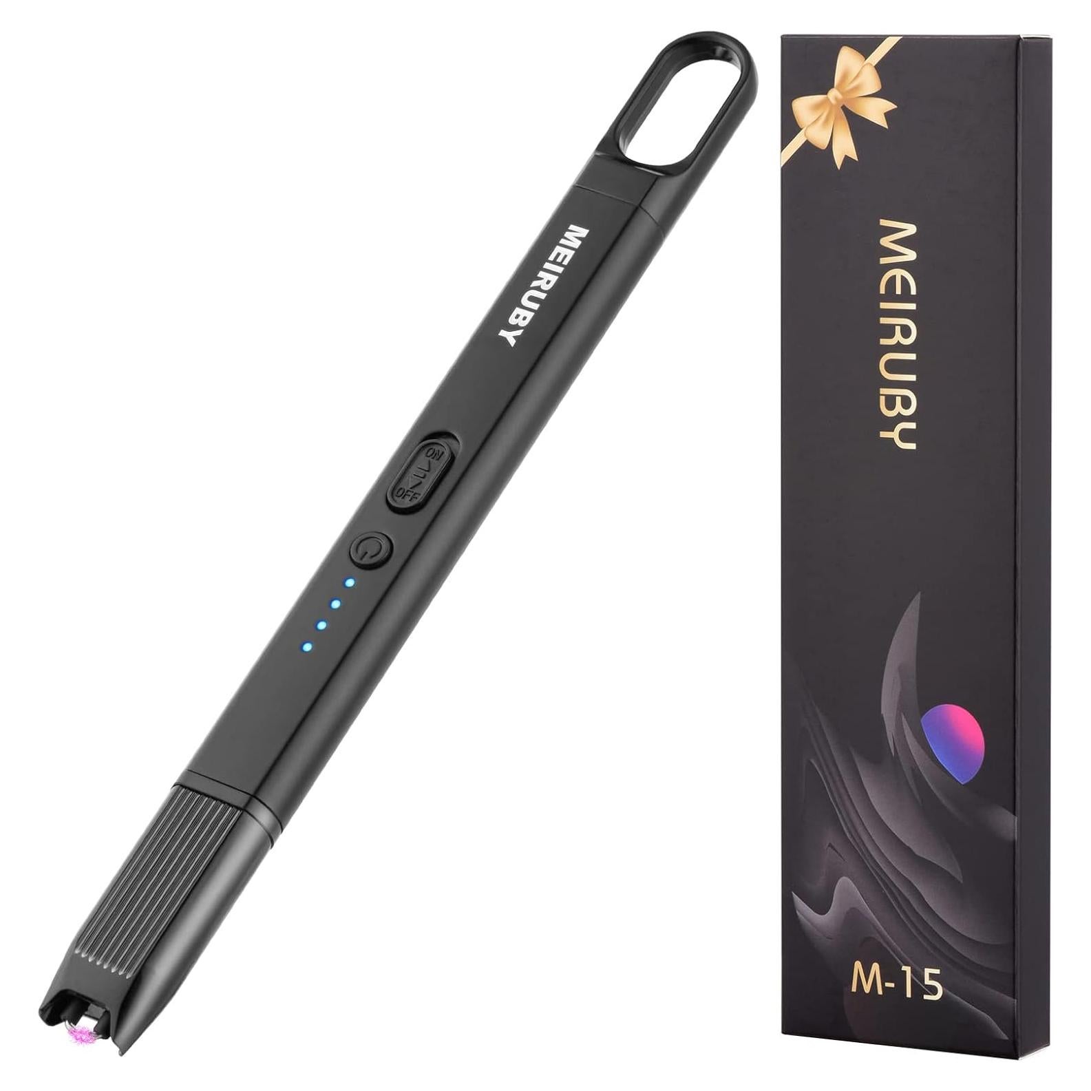 Encendedor Eléctrico MEIRUBY M-15 Recargable USB Negro