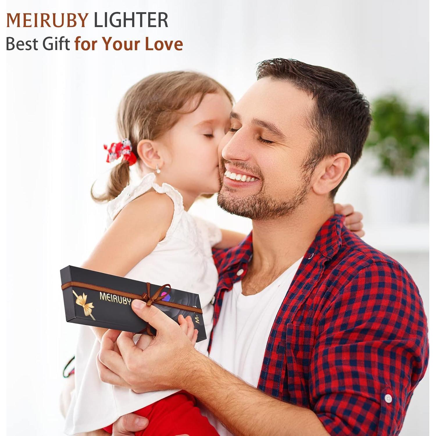 Encendedor Eléctrico MEIRUBY M-15 Recargable USB Negro