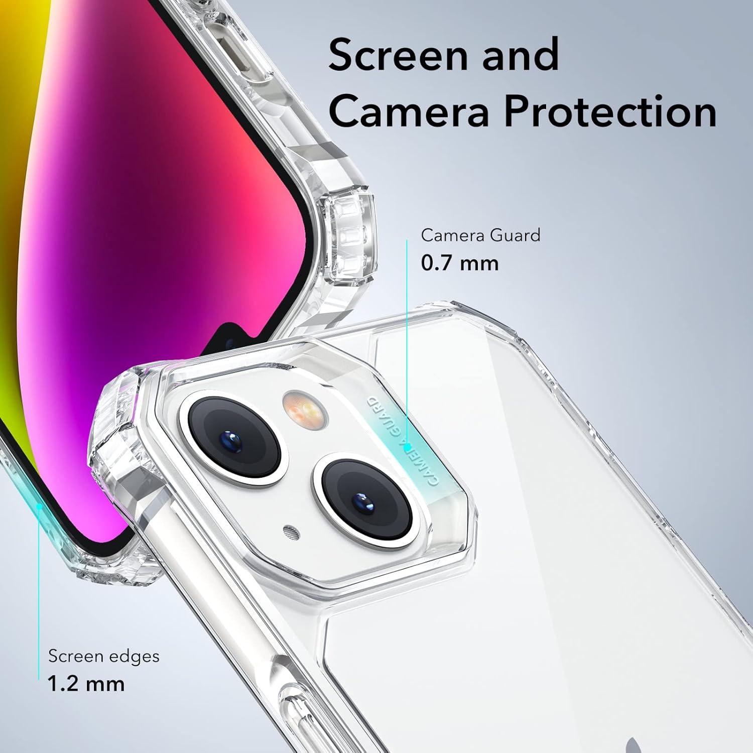 Funda Bumper ESR para iPhone 14/13 Transparente Resistente