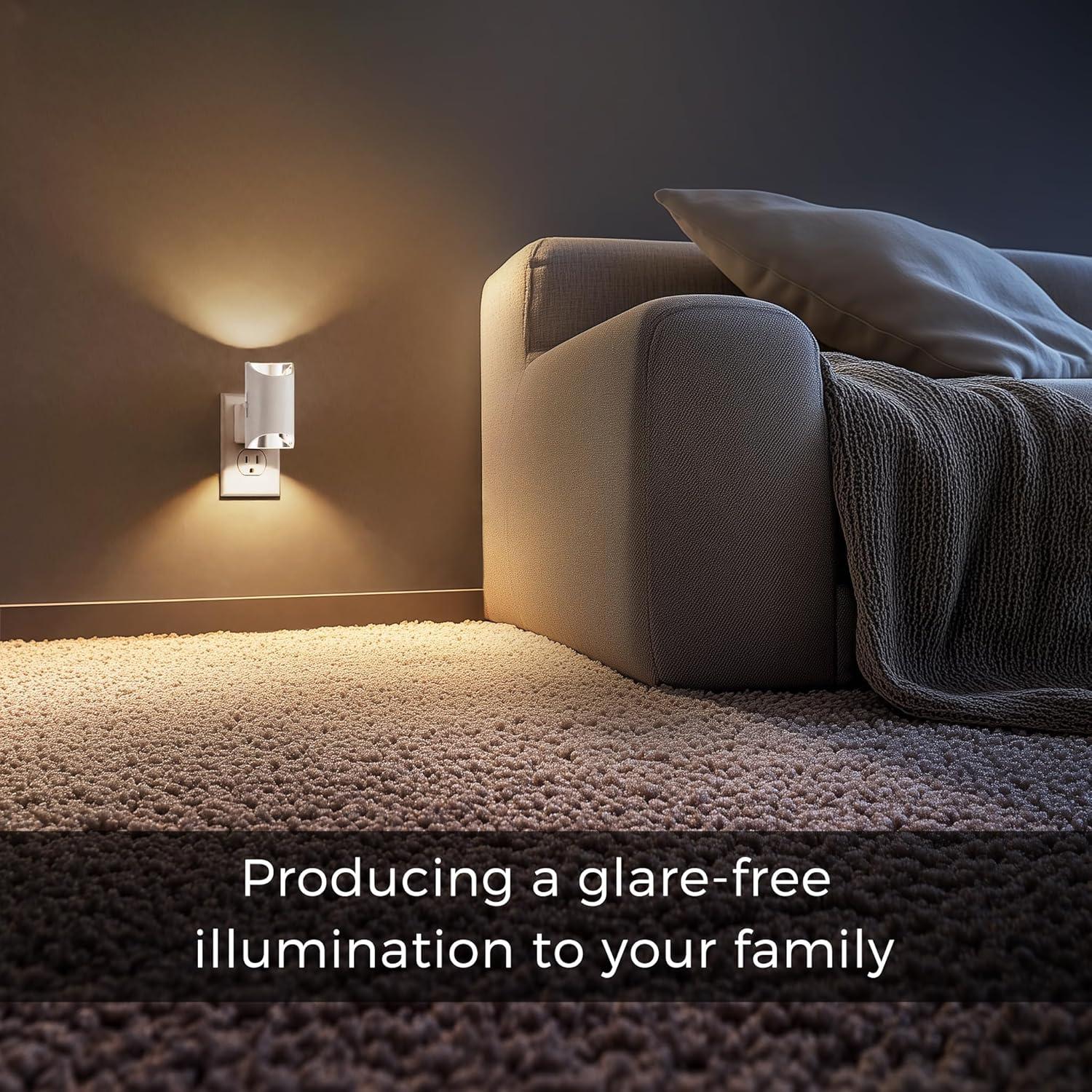 Luz Nocturna LED Regulable LOHAS 0-100LM con Sensor 3000K