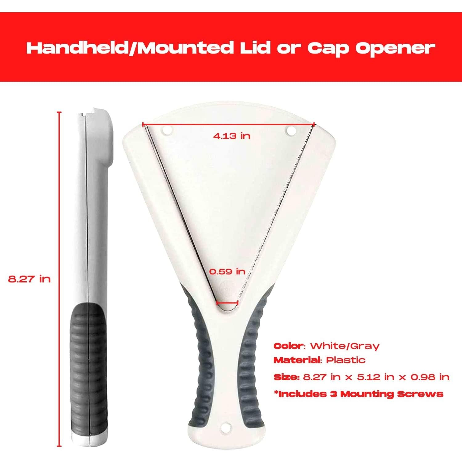 Abridor de Tarros Ergonomico Elm City Direct Blanco