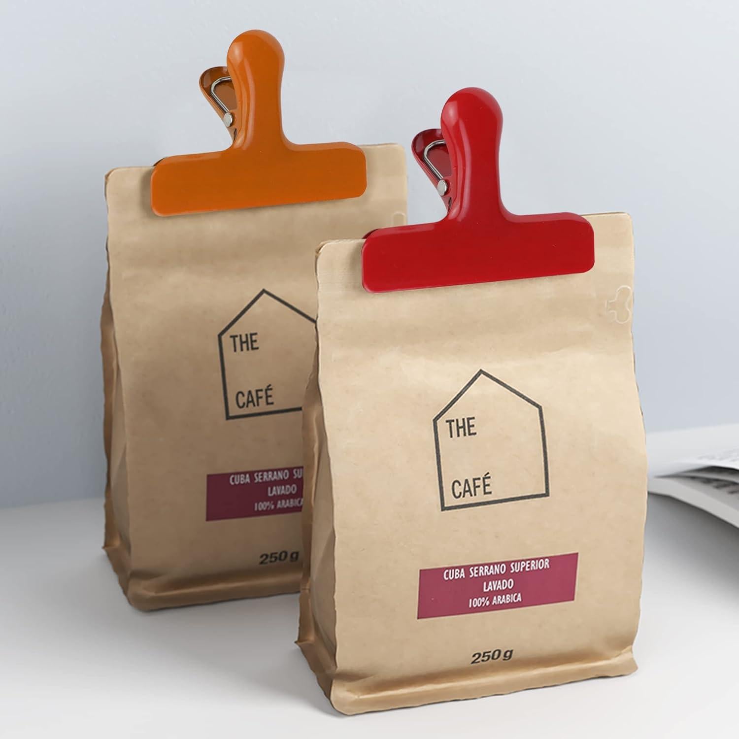 Clips de Bolsa TONOS de Acero Inoxidable 7.62 cm - 6 Piezas