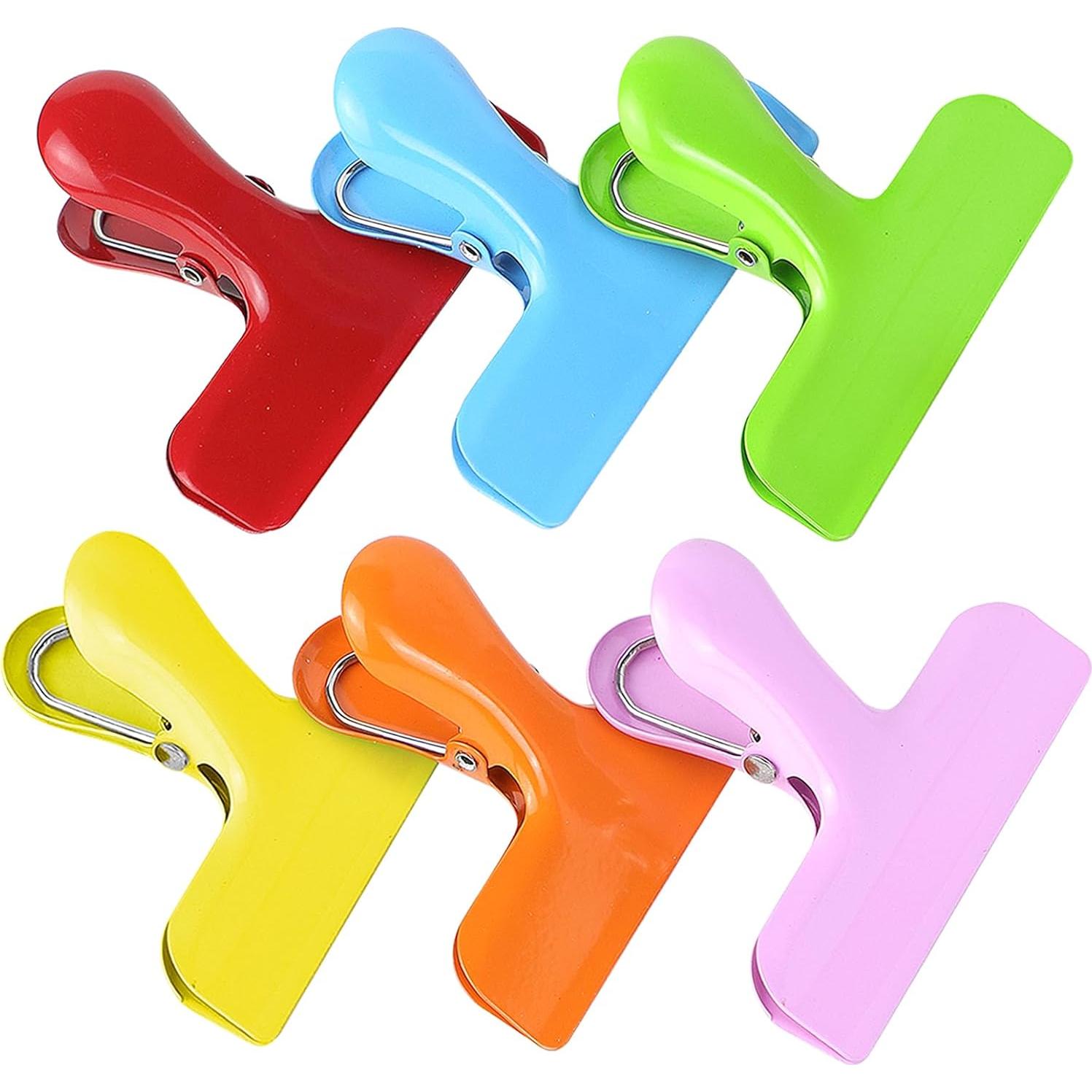 Clips de Bolsa TONOS de Acero Inoxidable 7.62 cm - 6 Piezas