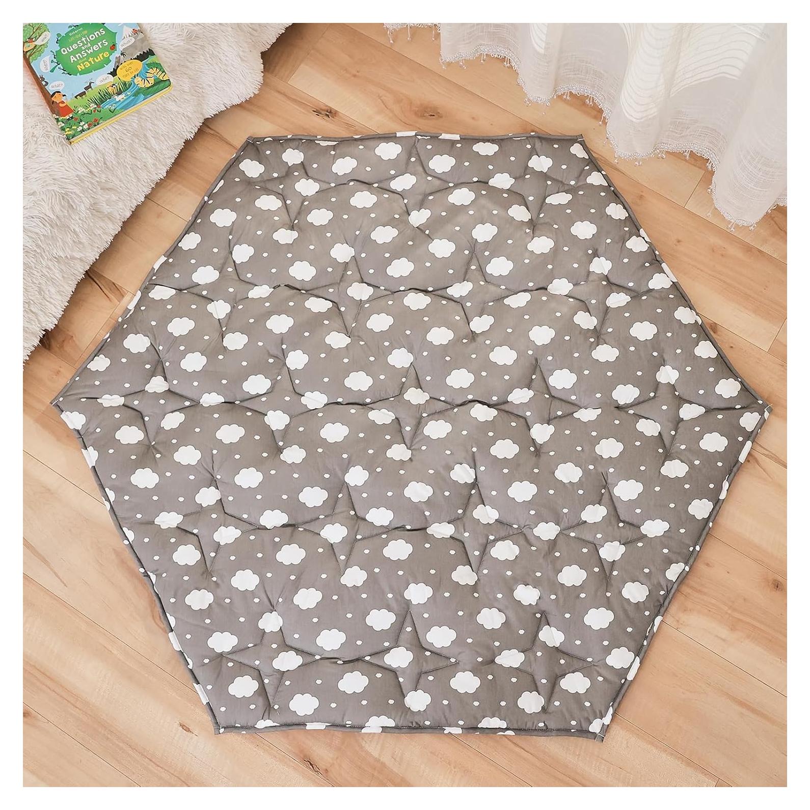 Alfombra de Juego Napcure Nube 114x132 cm Antideslizante