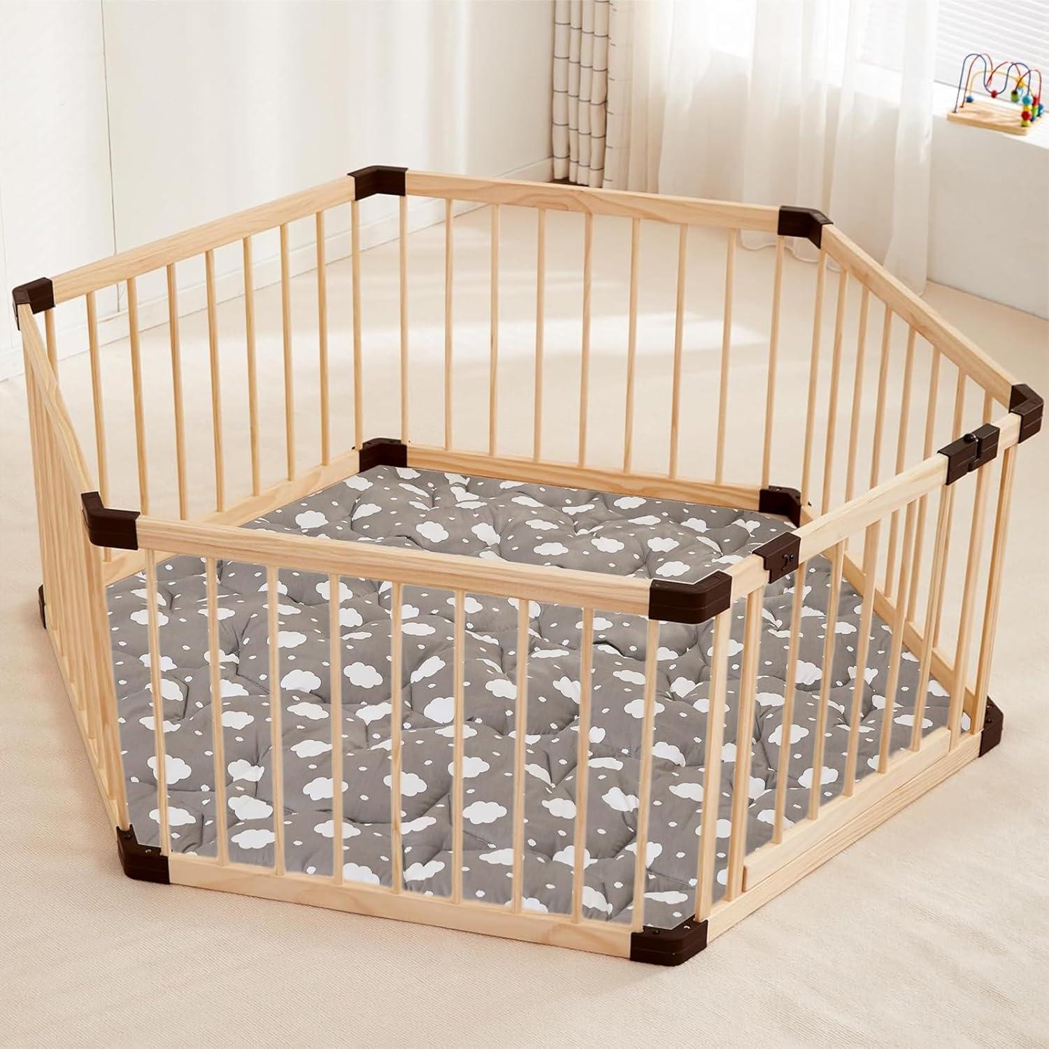 Alfombra de Juego Napcure Nube 114x132 cm Antideslizante