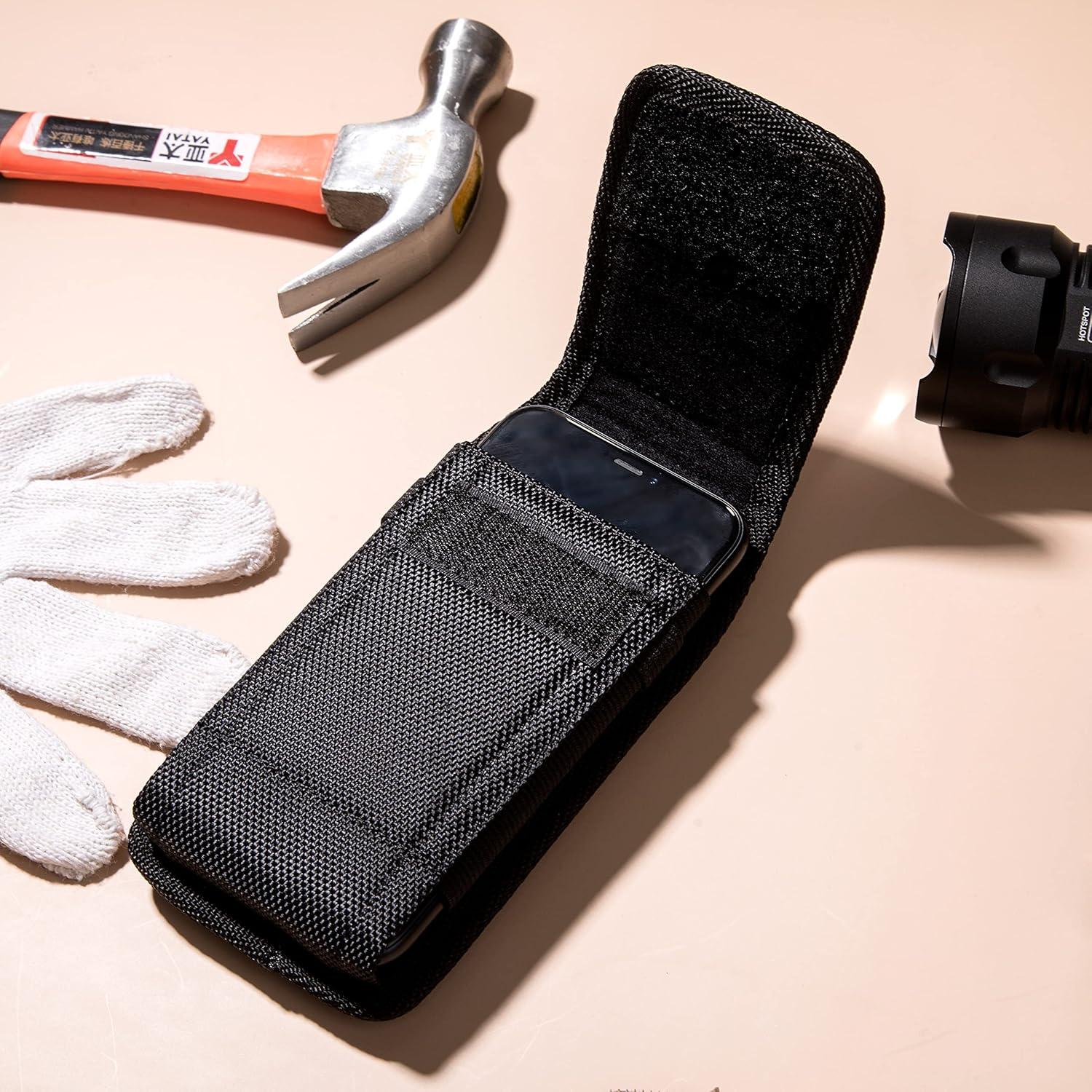 Funda PiTau para iPhone 16 Plus y Pro Max - Nylon Negro