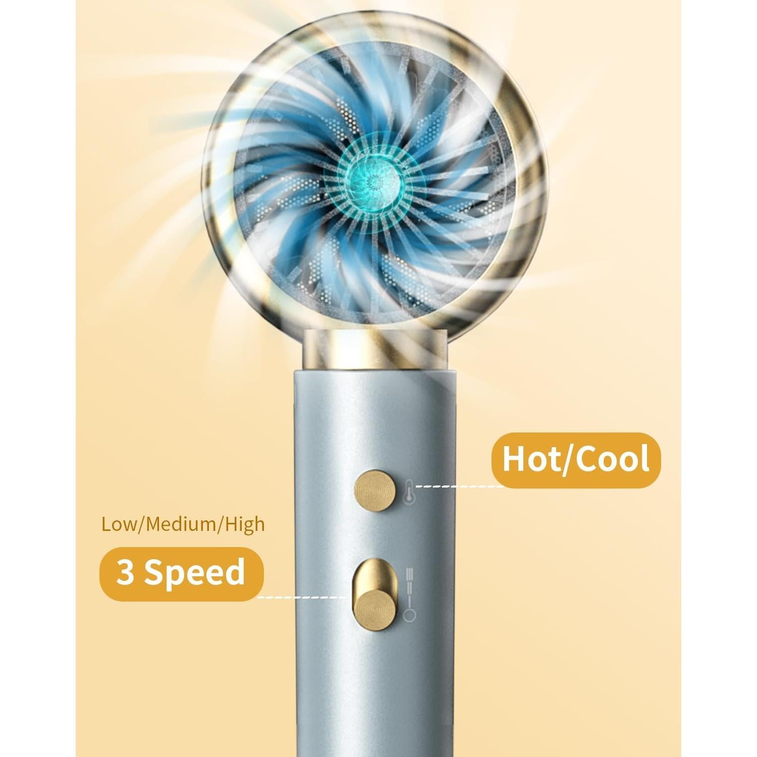 Secador de Pelo Iónico Dxliwky 1875W con Difusor y Concentrador