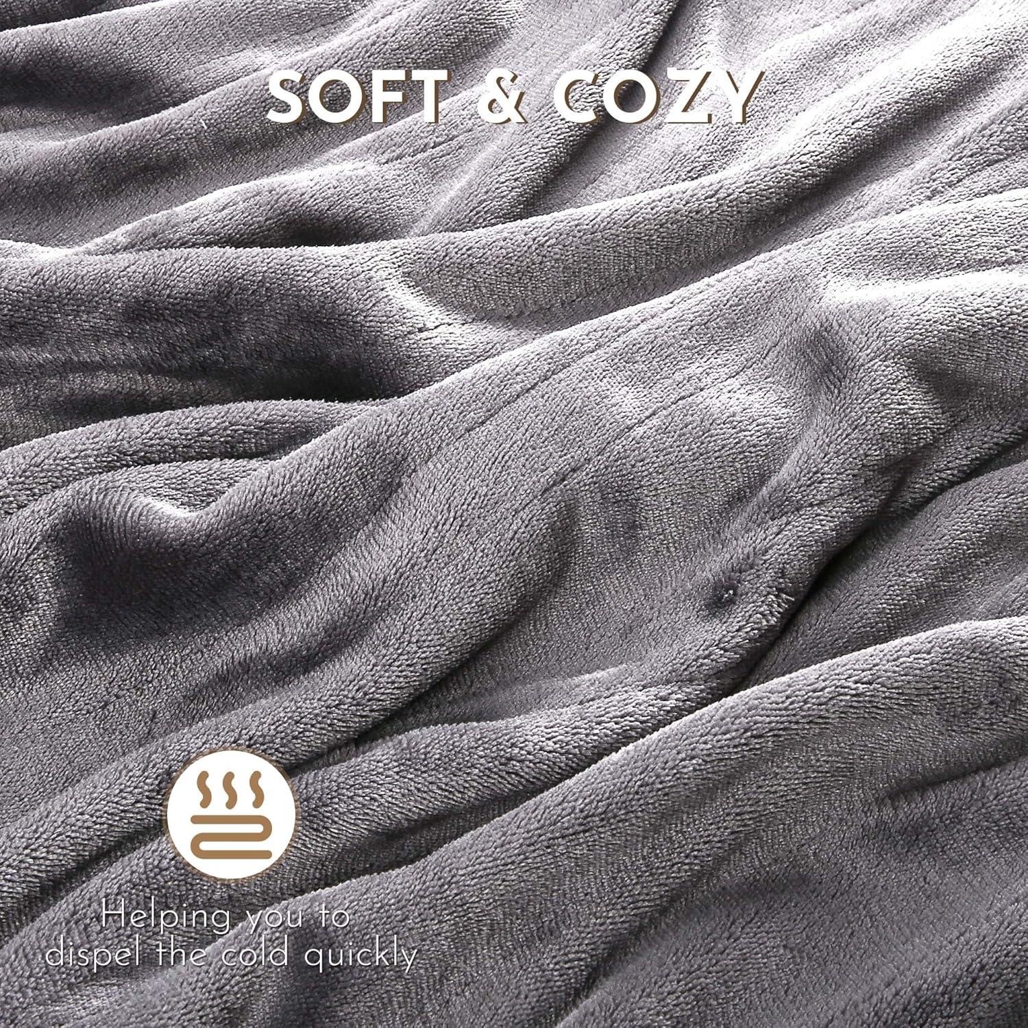 Manta Eléctrica ONDAN 127x152 cm Suave Franela 5 Niveles