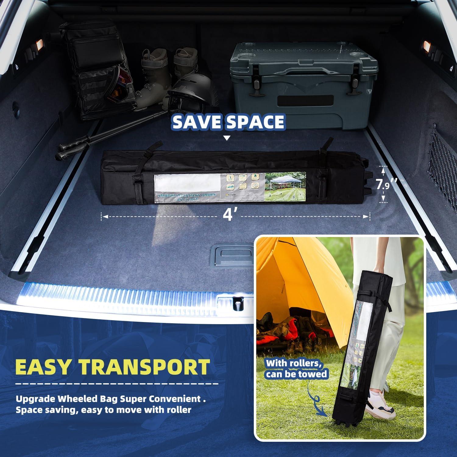 Carpa Plegable SAILARY 3x3m Resistente Azul con Accesorios