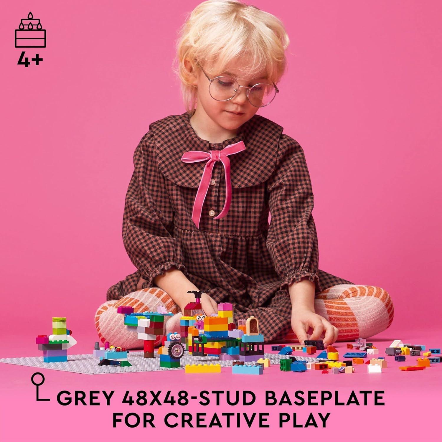 Baseplate Gris LEGO Clásico 48x48 Studs 11024