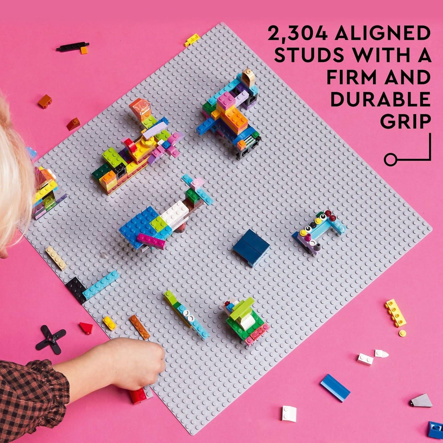 Baseplate Gris LEGO Clásico 48x48 Studs 11024