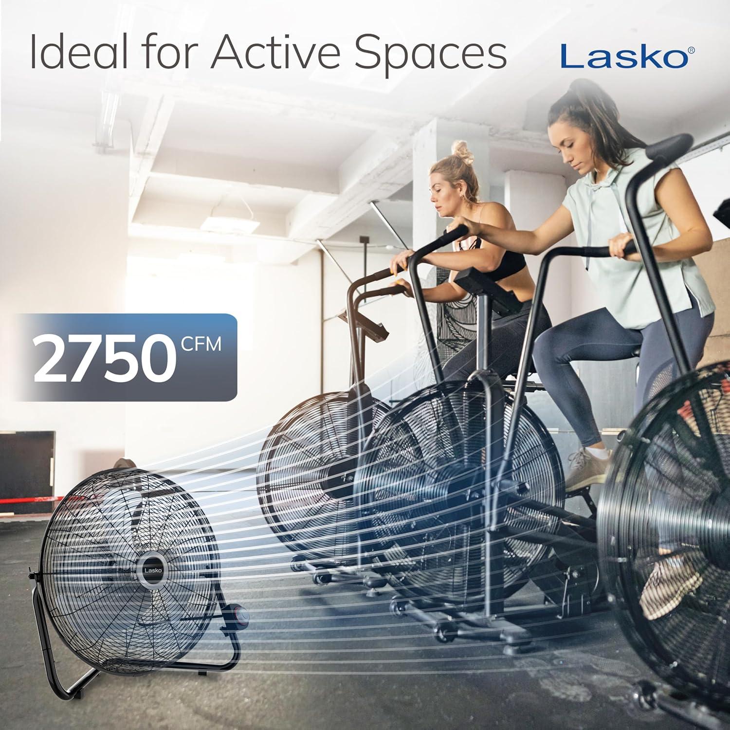 Ventilador de Pared Lasko 2264QM 50.8 cm 3 Velocidades Negro