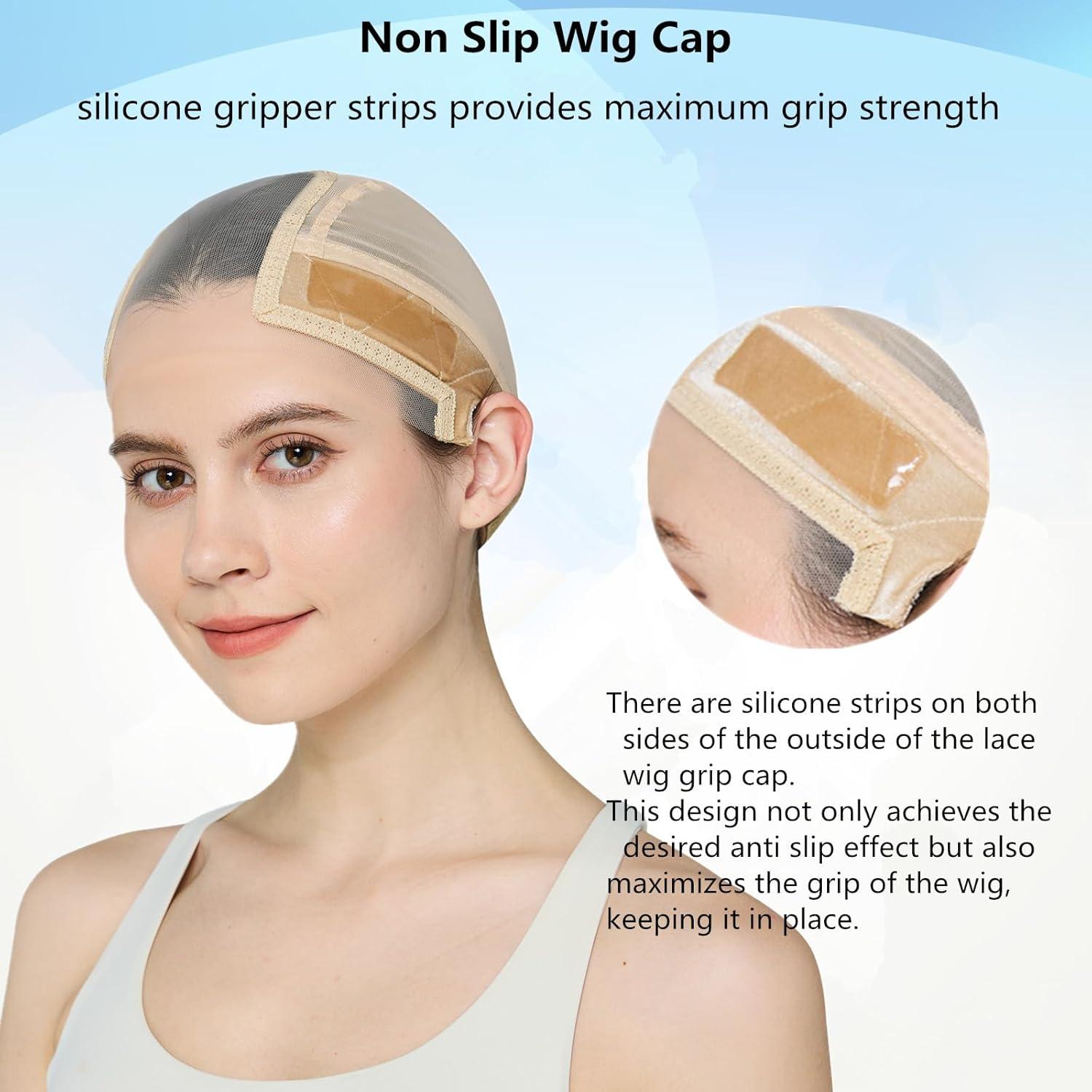 Gorro de Peluca Antideslizante Xiushumyi Talla S Color Nude