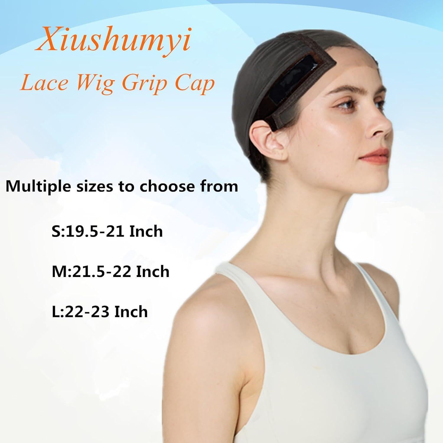 Gorro de Peluca Antideslizante Xiushumyi Talla S Color Nude