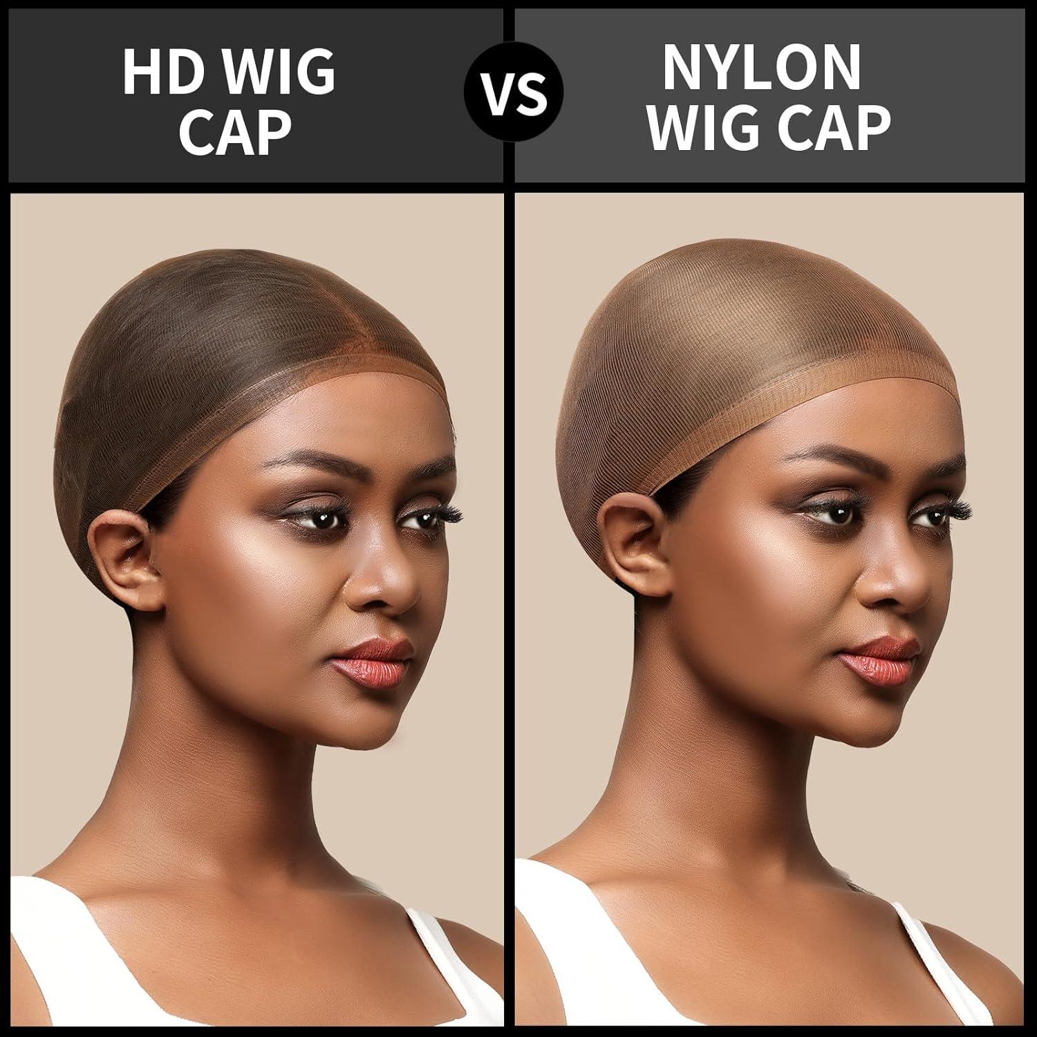 Capucha HD para Peluca Fandamei - Marrón Oscuro, 4PCS