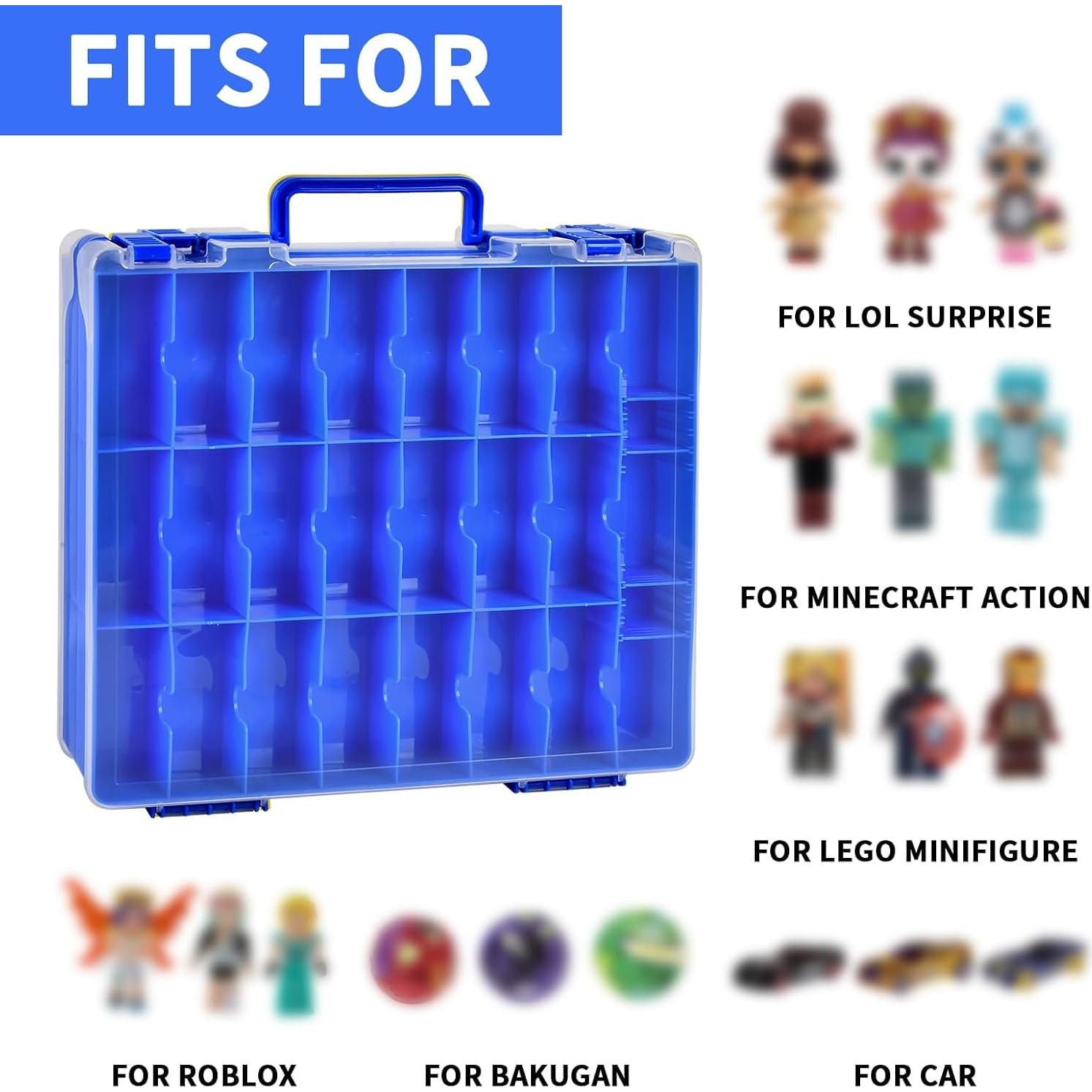 Organizador de Juguetes Xuerdon Azul 48 Compartimentos Doble Cara