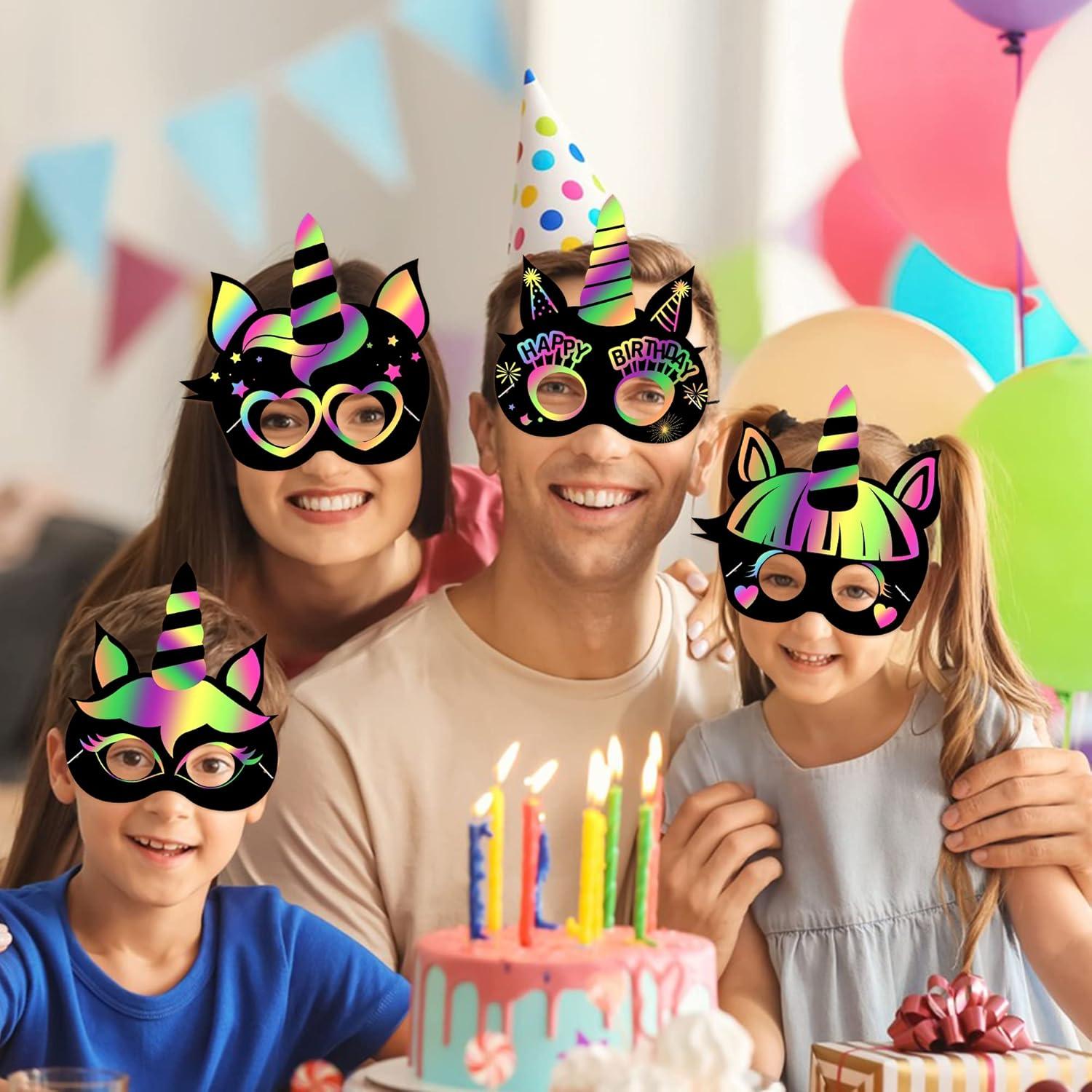 MÁSCARAS MÁGICAS MALLMALL6 24 Pcs DIY Fiesta Caballo