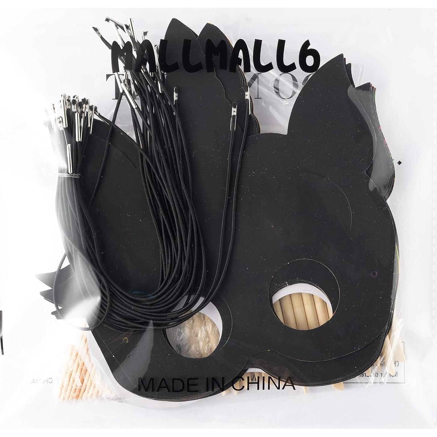 MÁSCARAS MÁGICAS MALLMALL6 24 Pcs DIY Fiesta Caballo