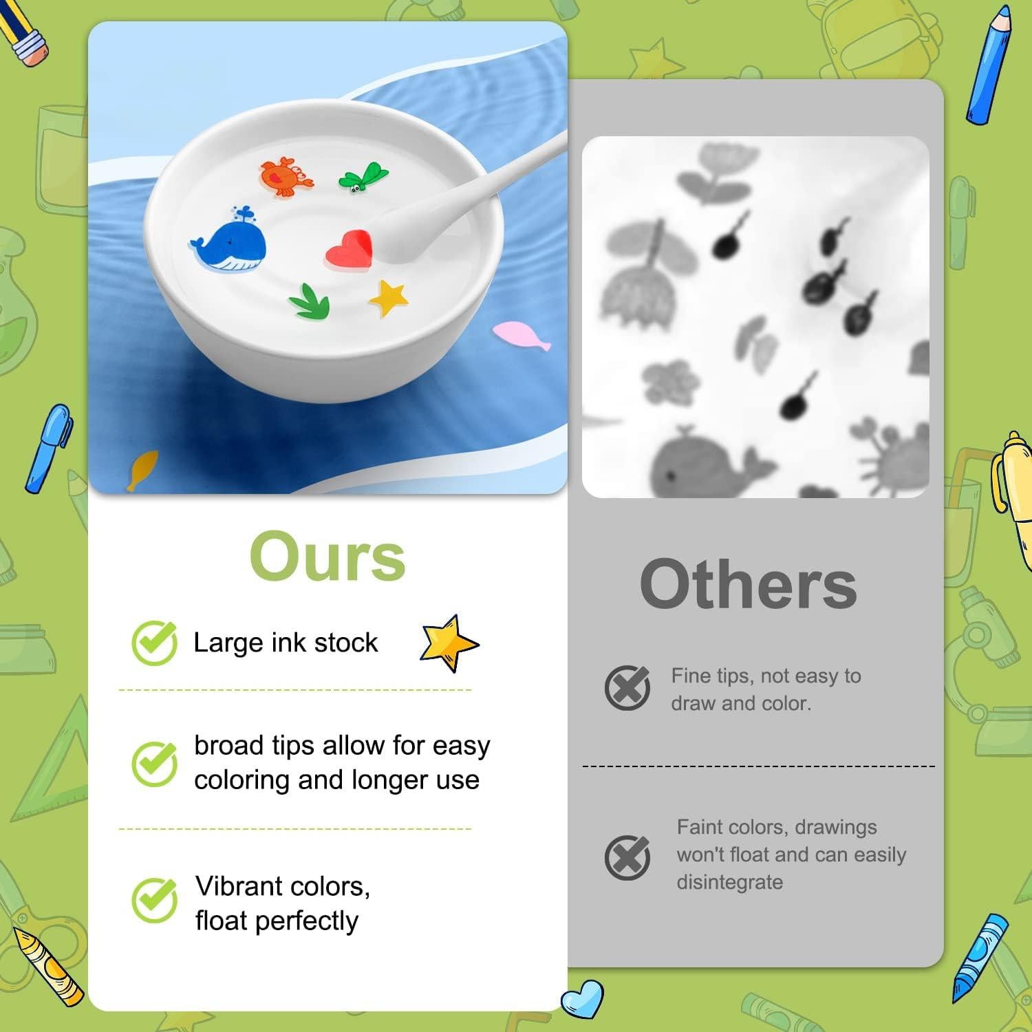 Bolígrafos de Pintura Mágica QETRABONE 8 Colores para Niños