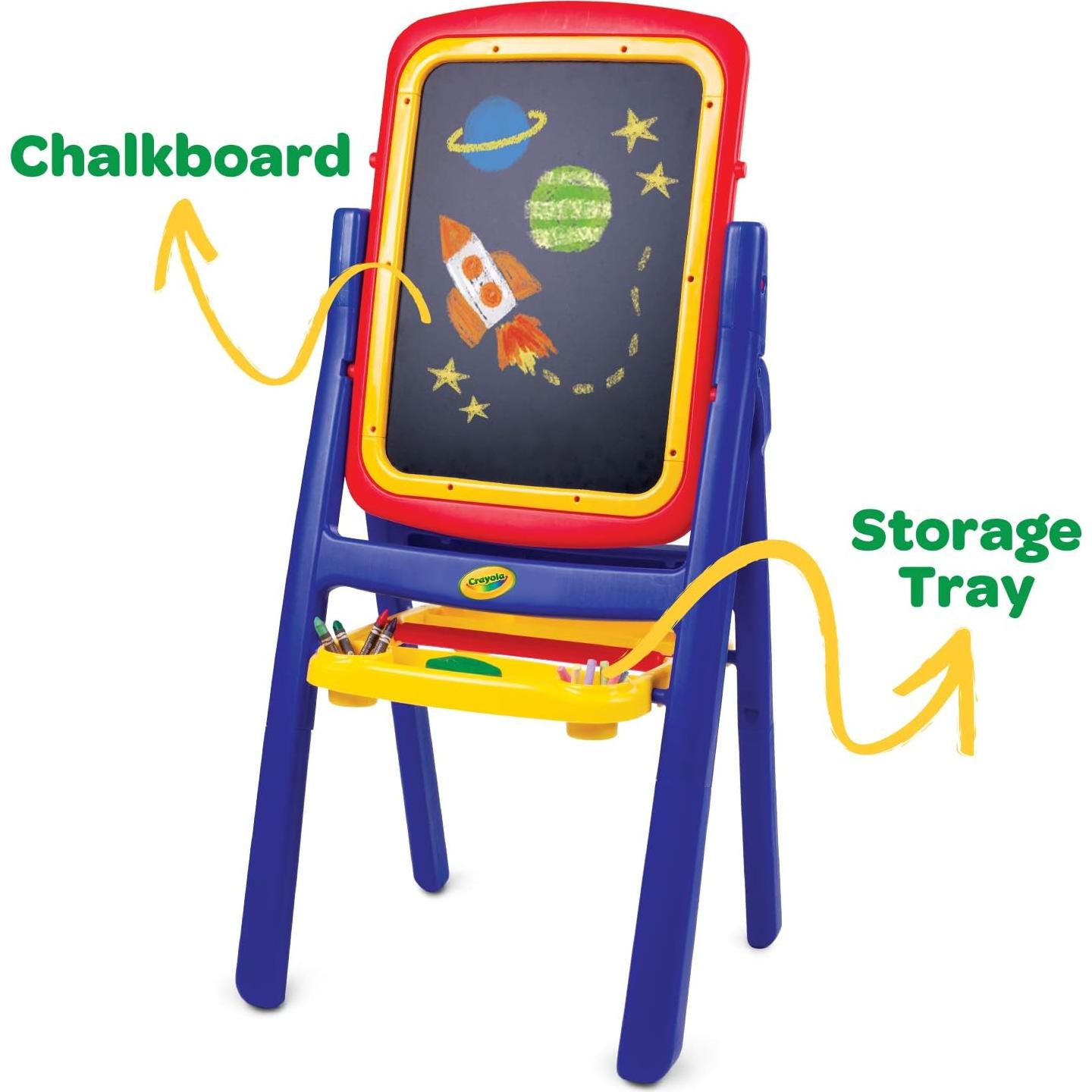 Caballete Crayola Qwikflip 2 Lados con Pizarra y Accesorios