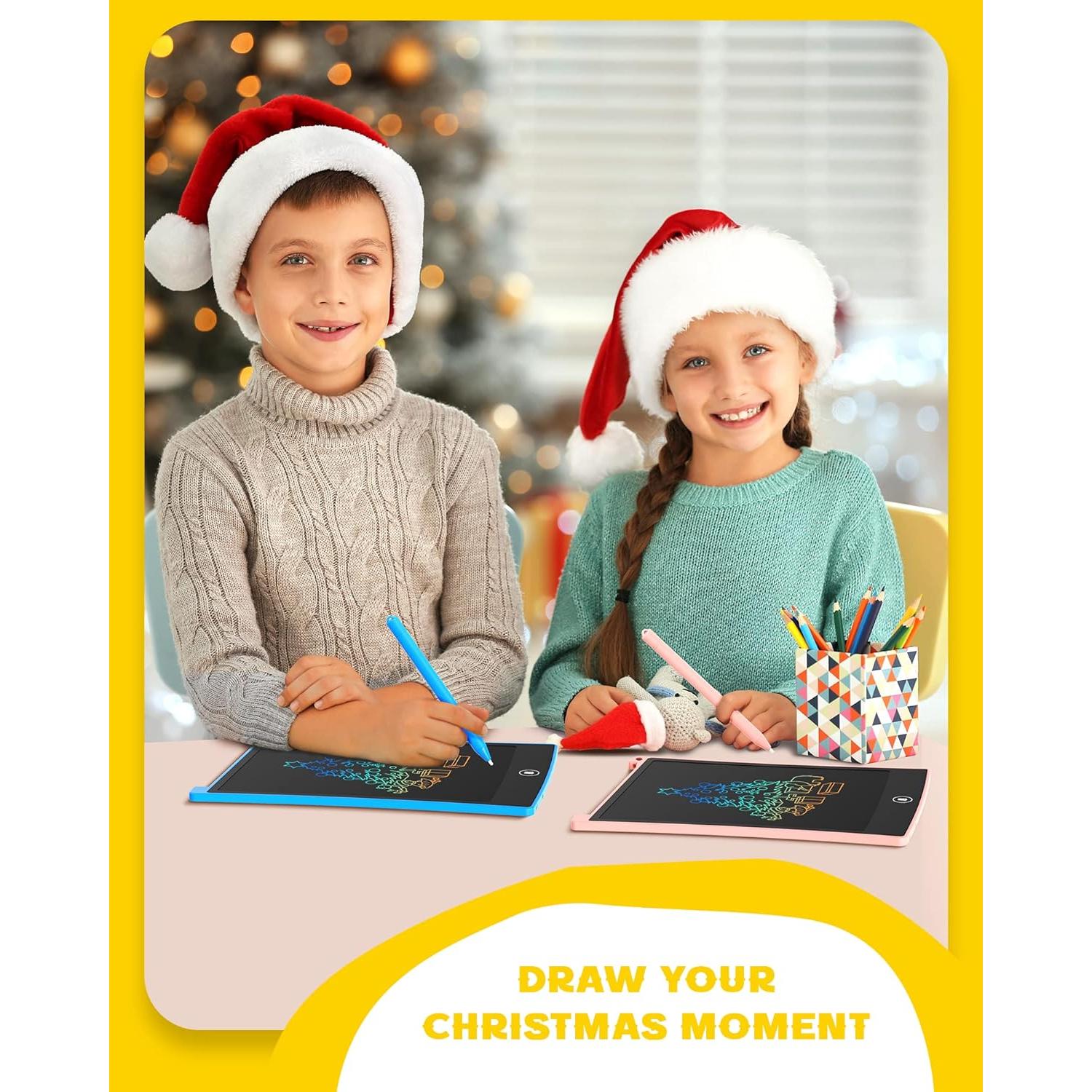 Tableta de Escritura LCD Bravokids 2 Pack 10" Colorida