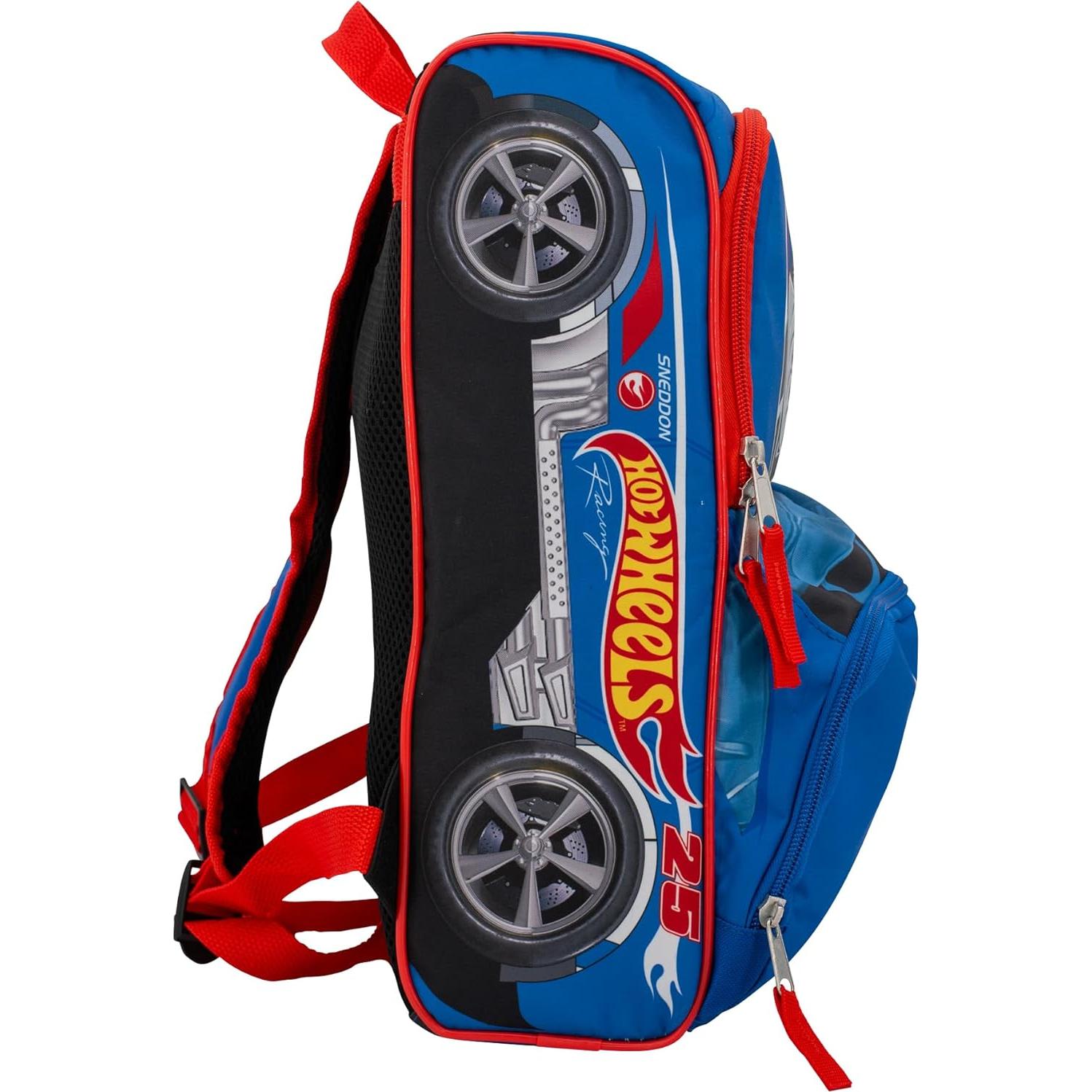 Mochila Mini Hot Wheels Sneddon #25 Auto Carreras 35.5cm
