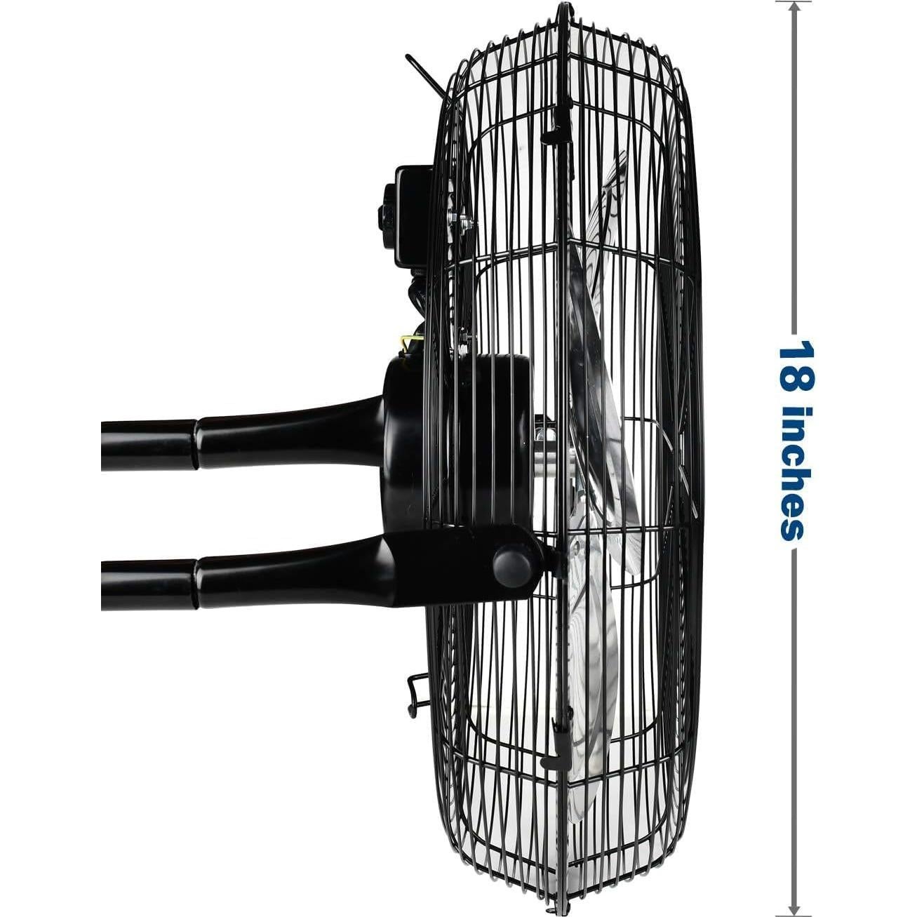 Ventilador de Piso Simple Deluxe 45 cm 3 Velocidades Metal