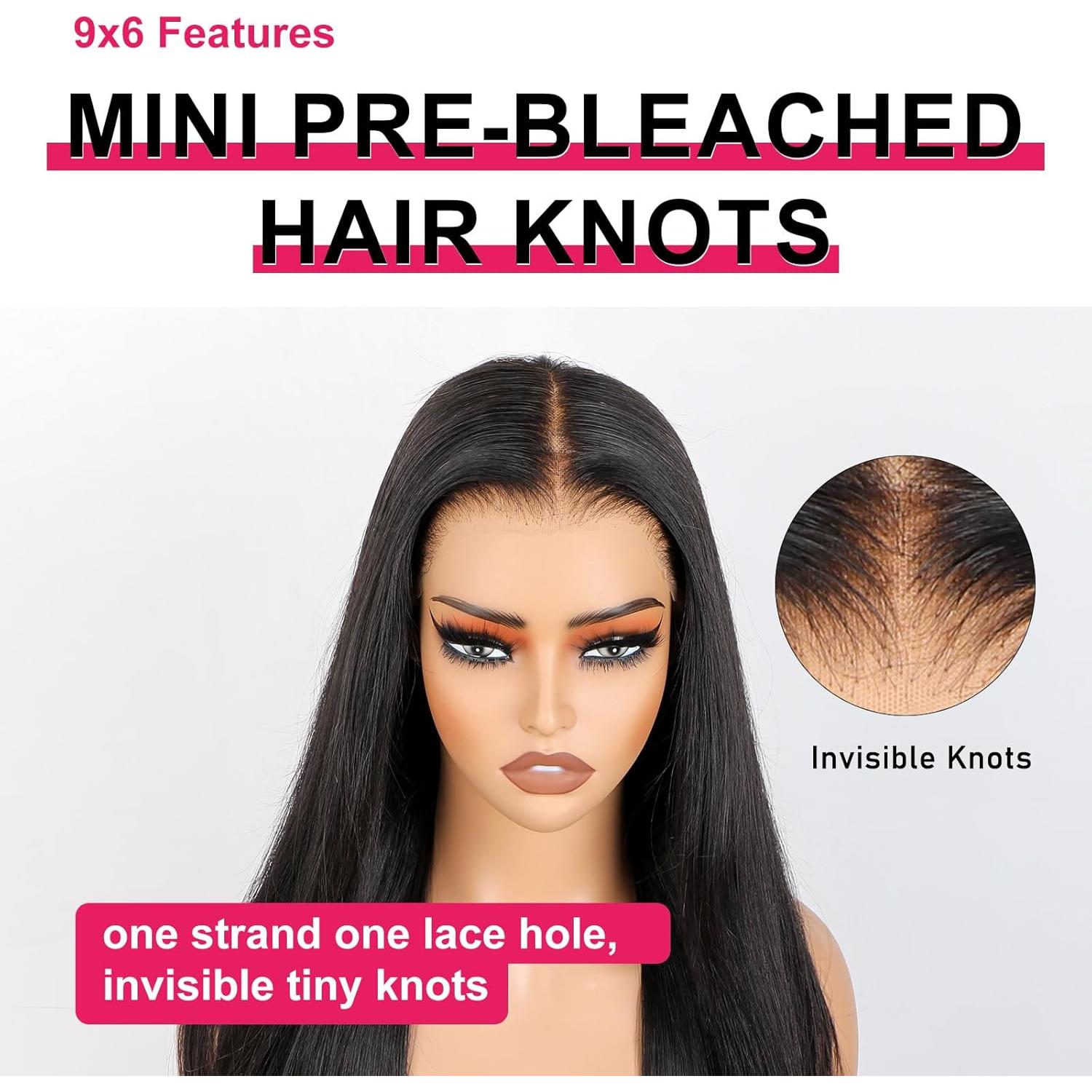 ISEE HAIR Peluca Cabello Humano 18 cm Sin Pegamento HD