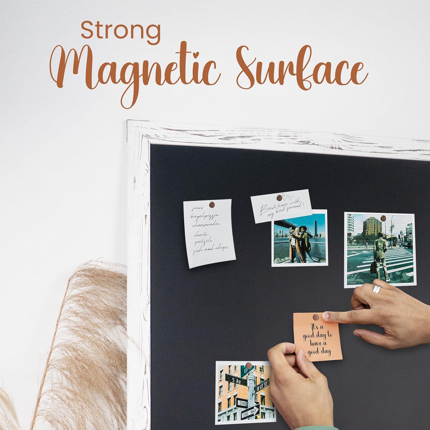 Pizarra Magnética Loddie Doddie 87.6 x 116.8 cm Marco Rústico