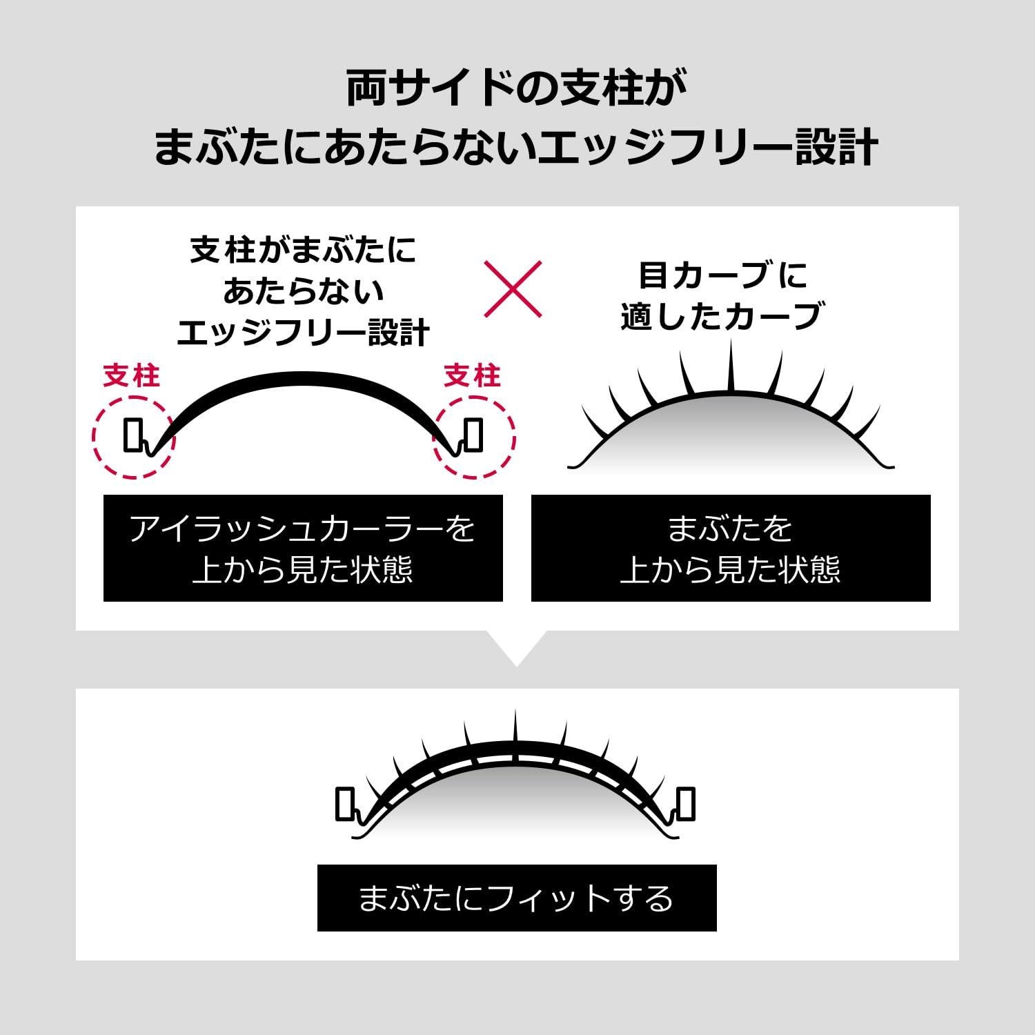 Rizador de Pestañas Shiseido Edge Free 28g Resistente Agua