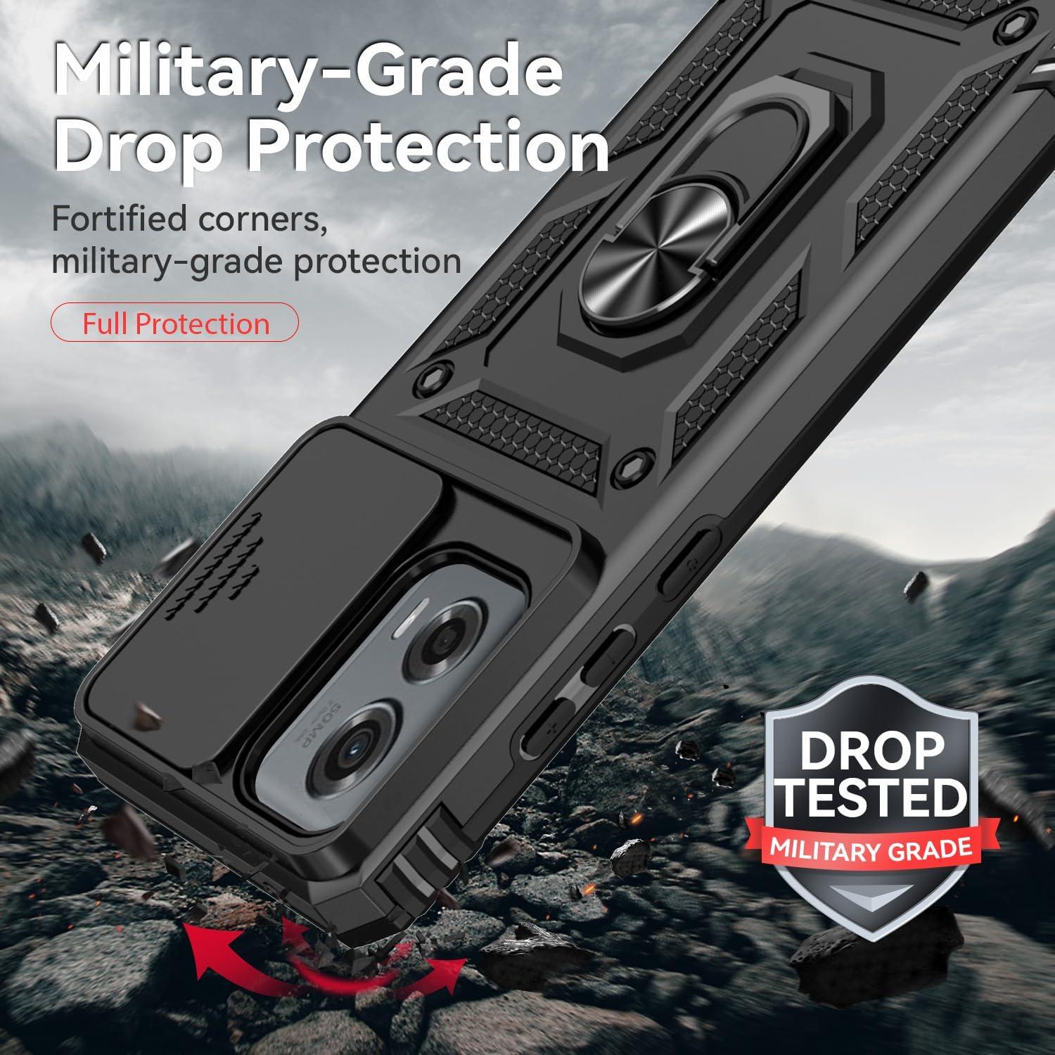 Funda para Motorola Moto G Stylus 5G 2024 con soporte 360°