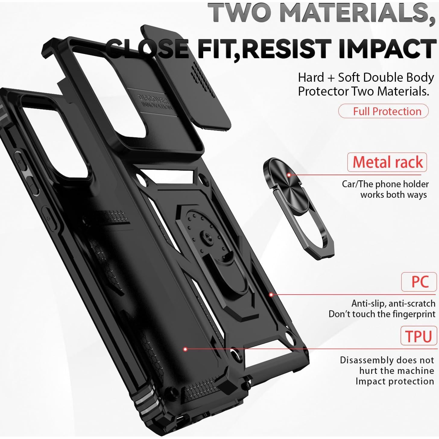 Funda para Motorola Moto G Stylus 5G 2024 con soporte 360°