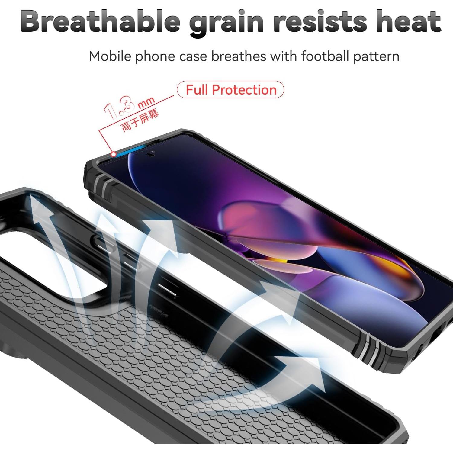 Funda para Motorola Moto G Stylus 5G 2024 con soporte 360°