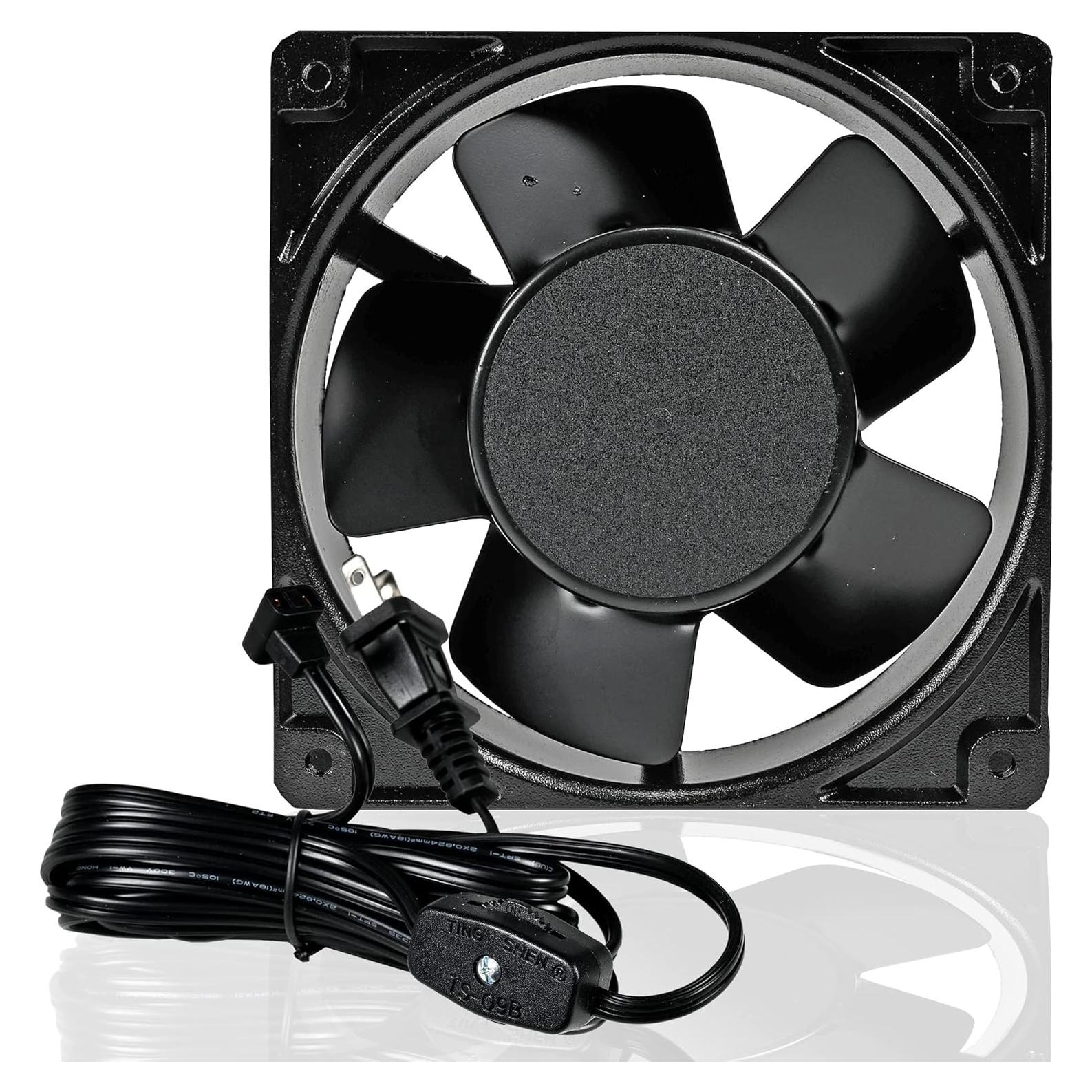 Ventilador de Calor Silencioso Firewood Racks&More 50 CFM