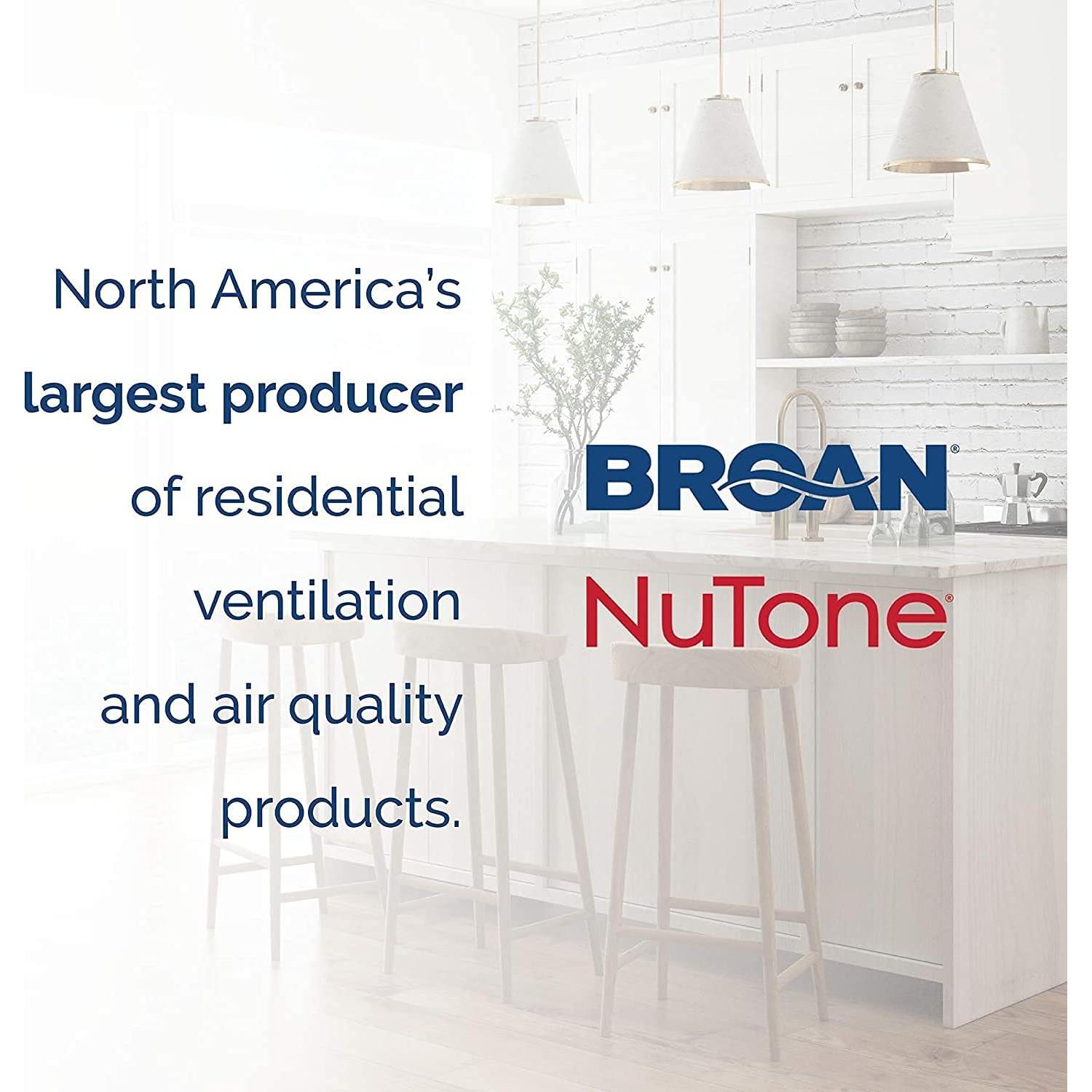 Combo Ventilación y Luz Broan-NuTone 678 100W 50 CFM Blanco