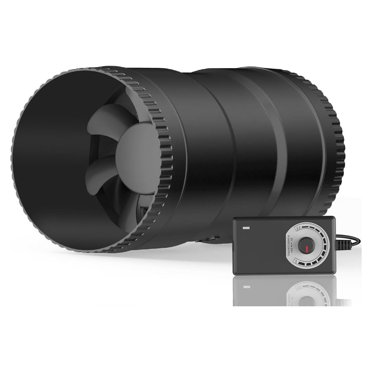 Ventilador de Conducto 4" Hon&Guan 130 CFM Control Velocidad